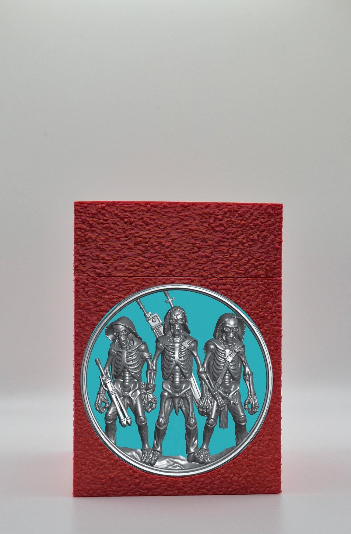 Skeleton Army Card Box — Red