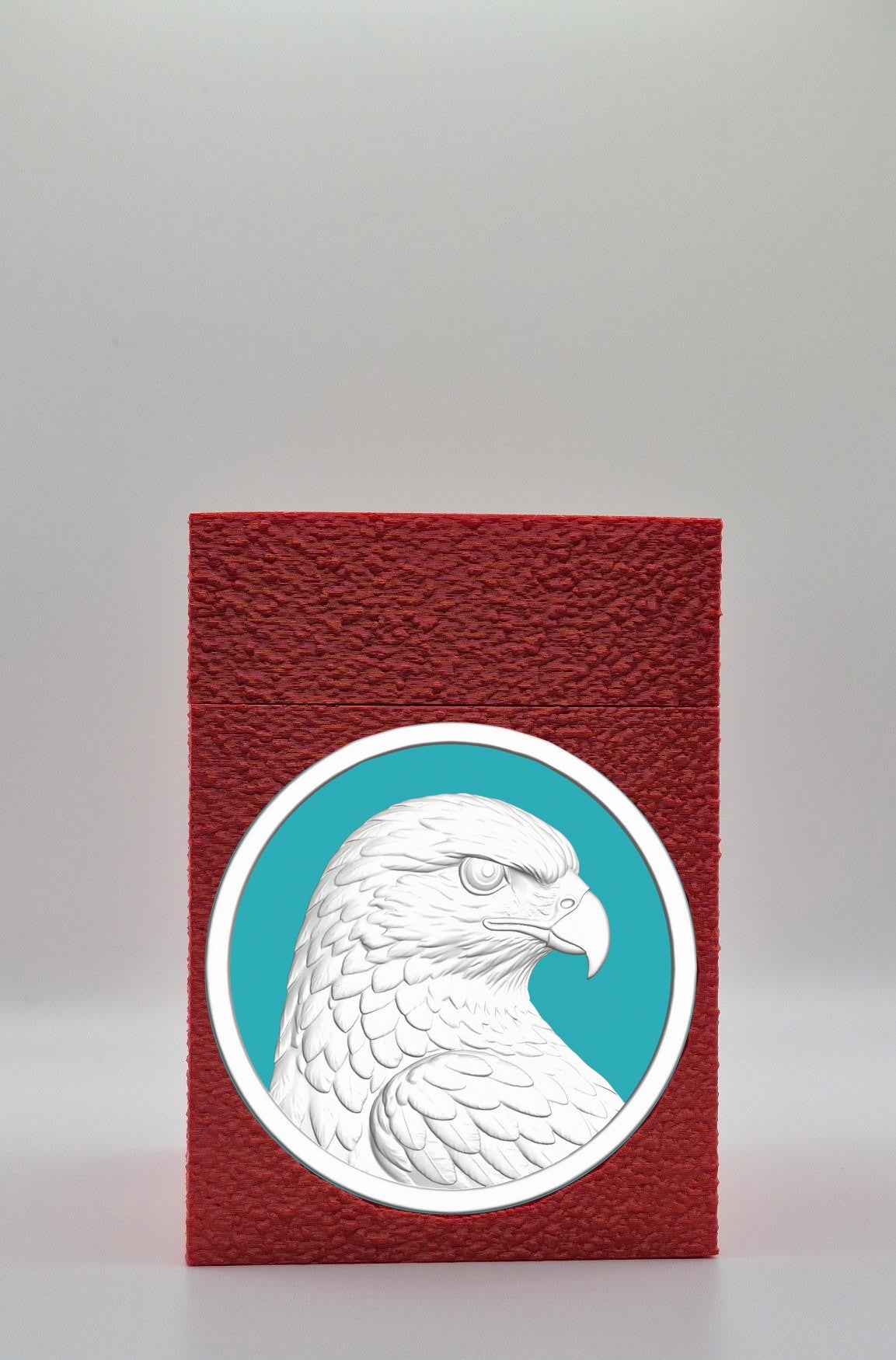 Eagle Card Box — Red