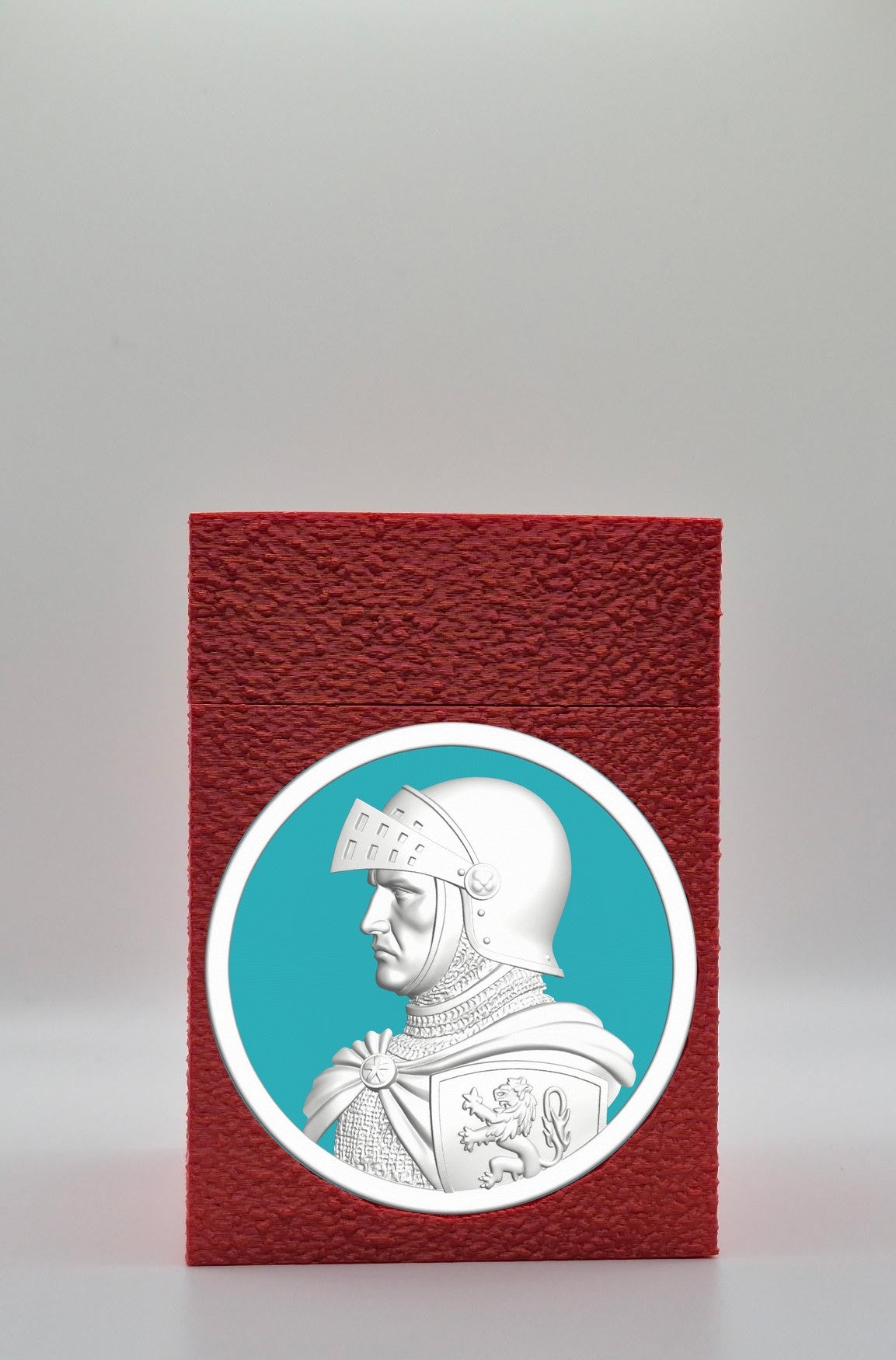 Knight Card Box — Red