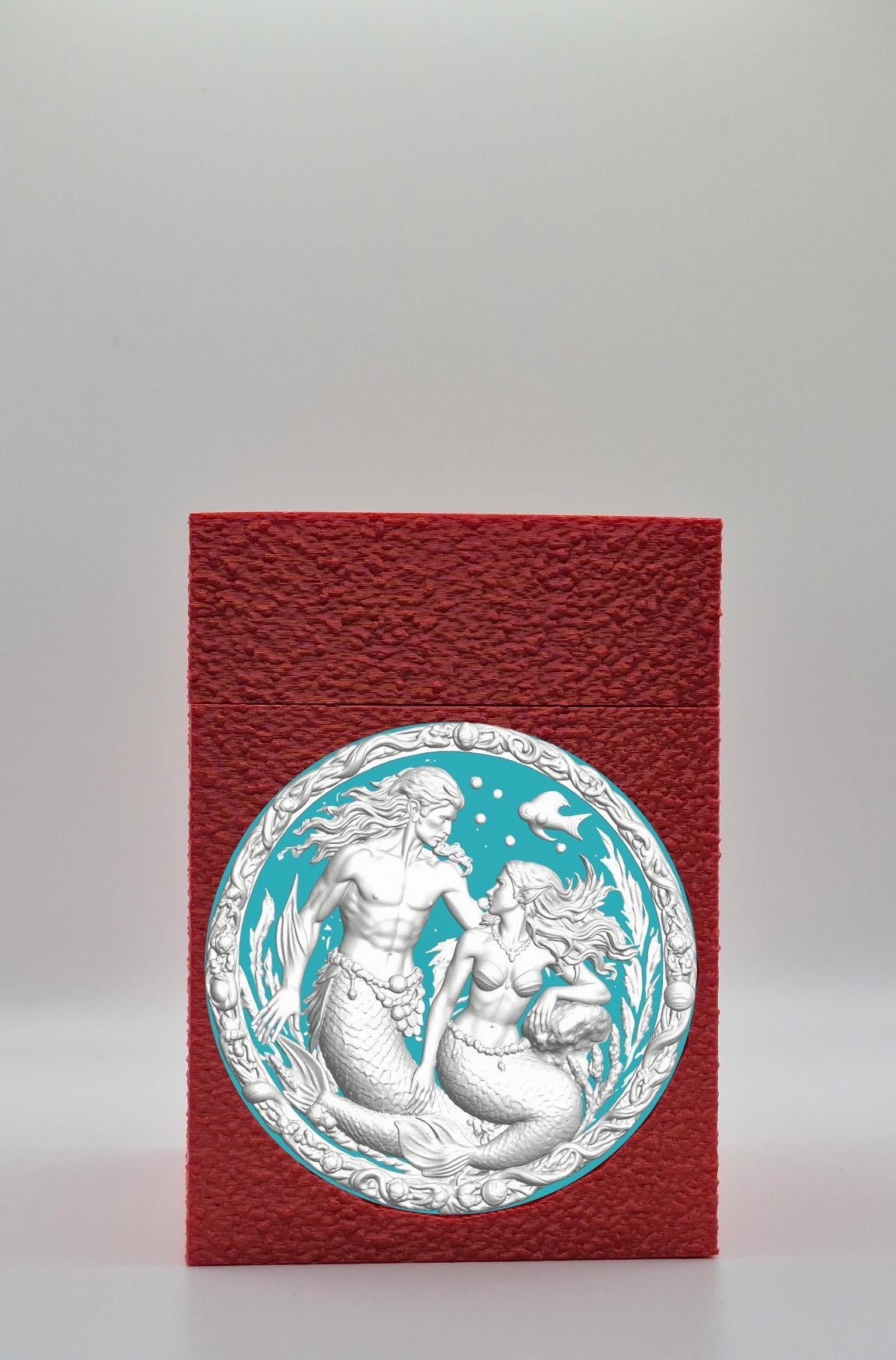 Merfolk Card Box — Red