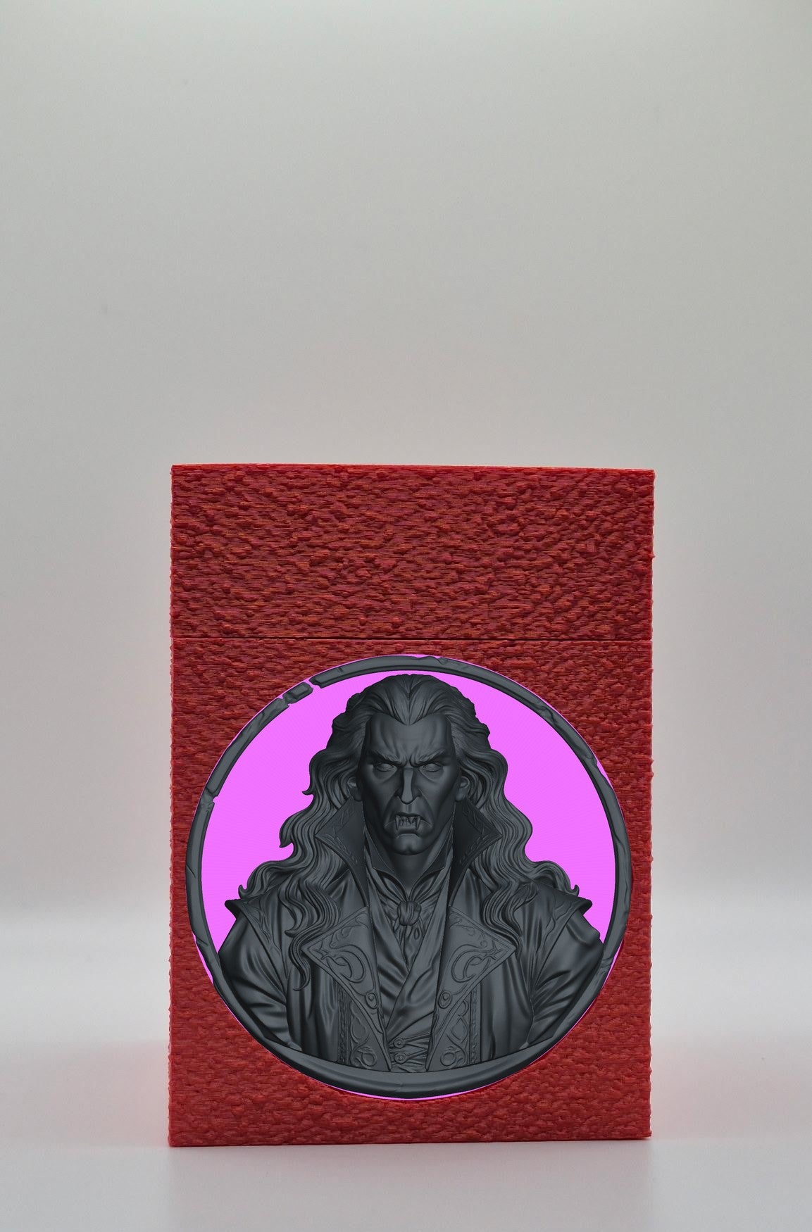 Gothic Vampire Card Box — Red
