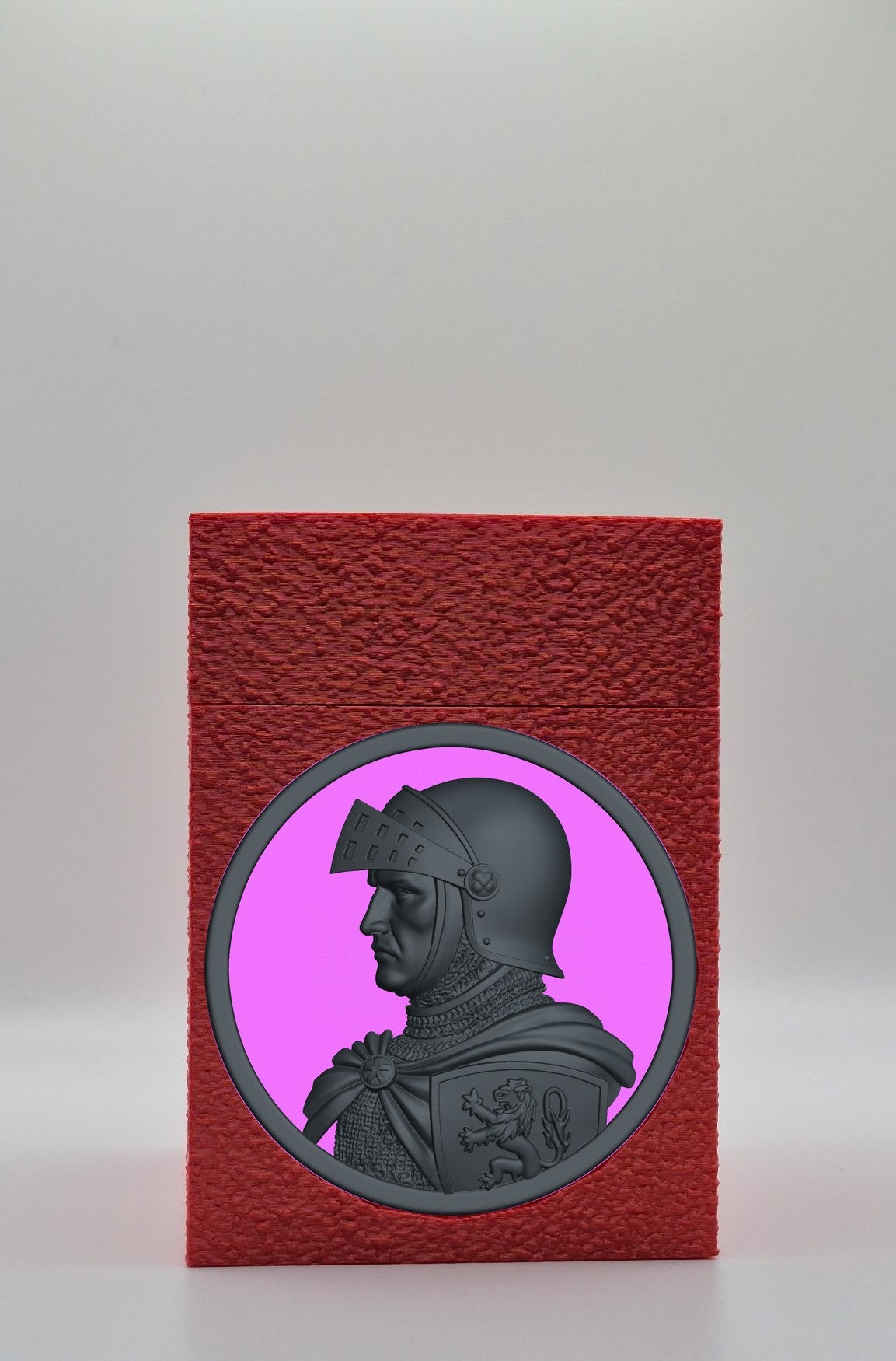 Knight Card Box — Red