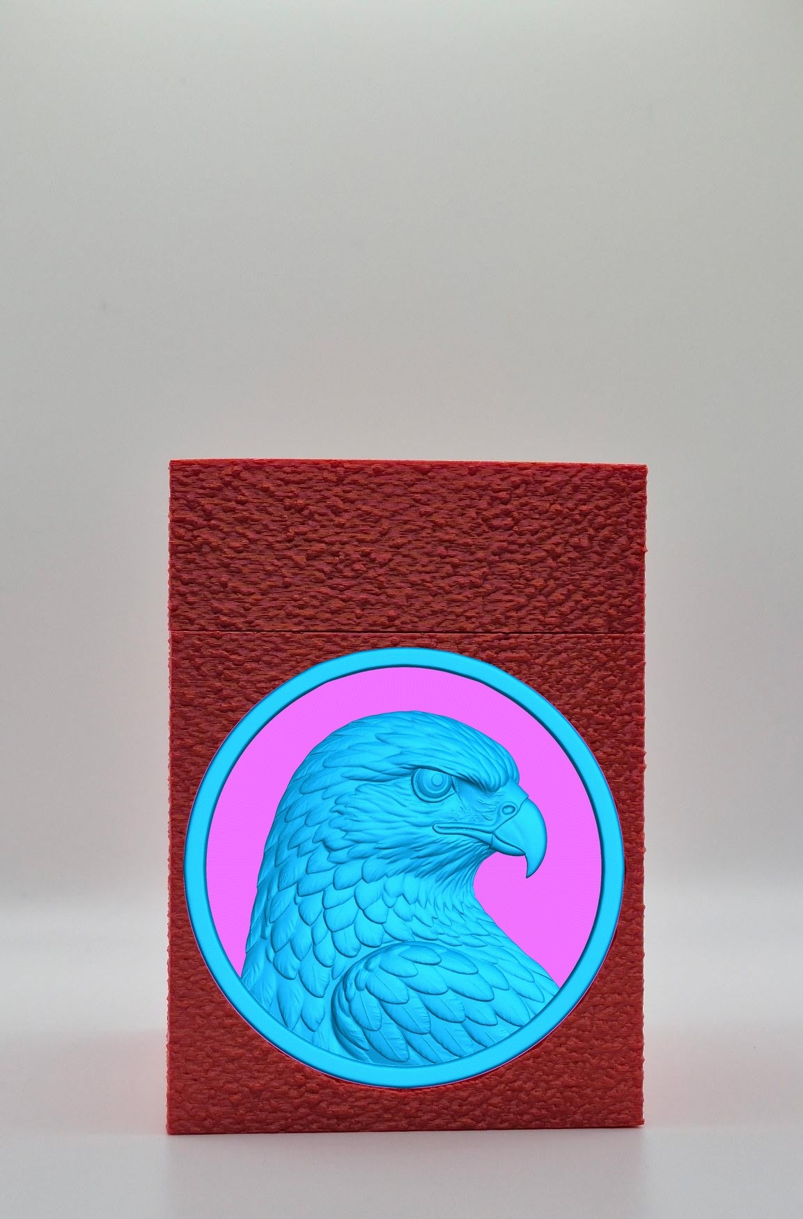 Eagle Card Box — Red