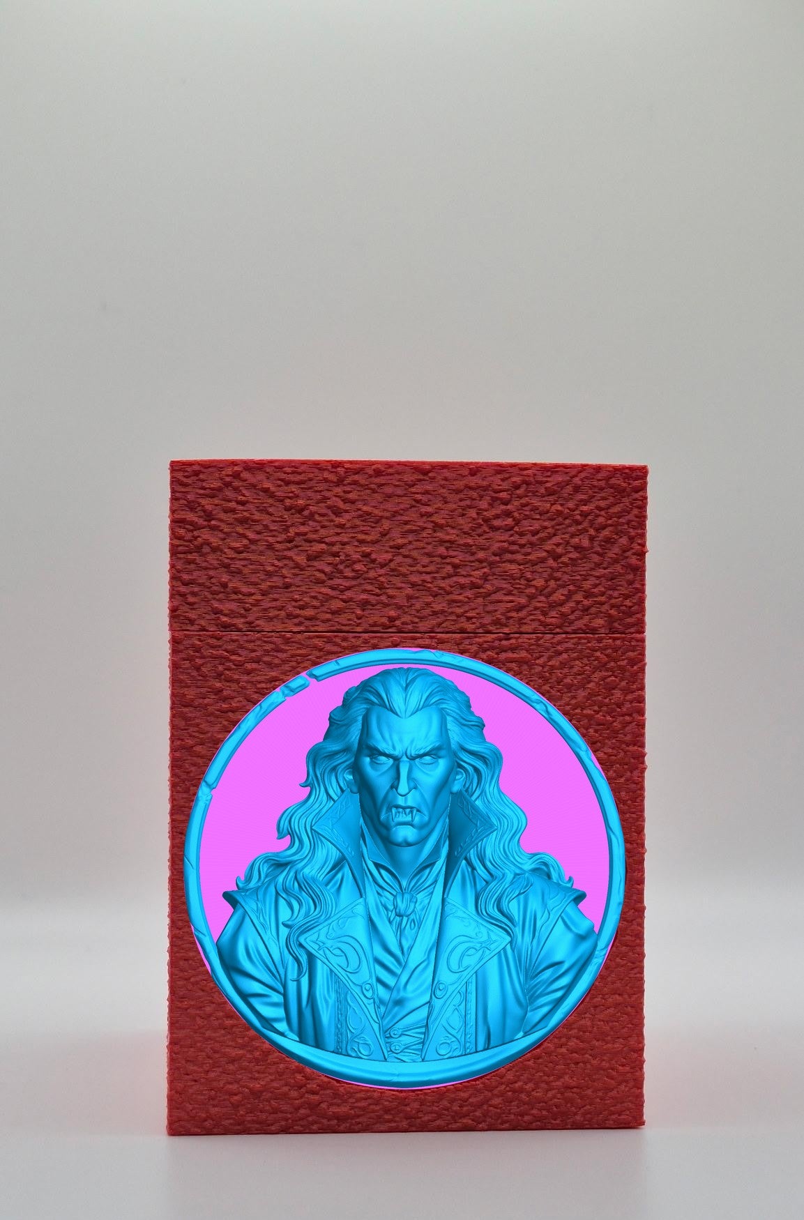 Gothic Vampire Card Box — Red