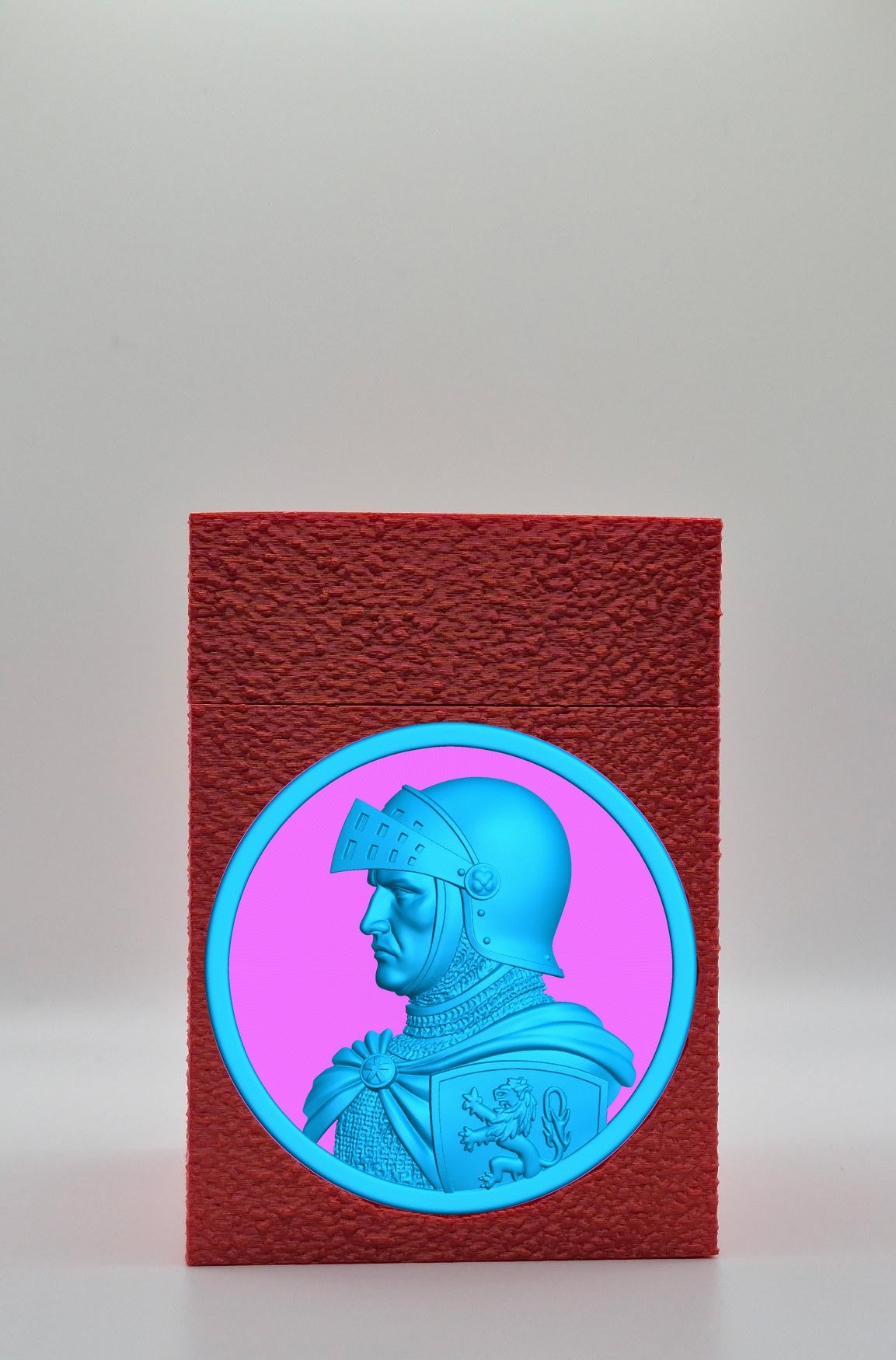 Knight Card Box — Red