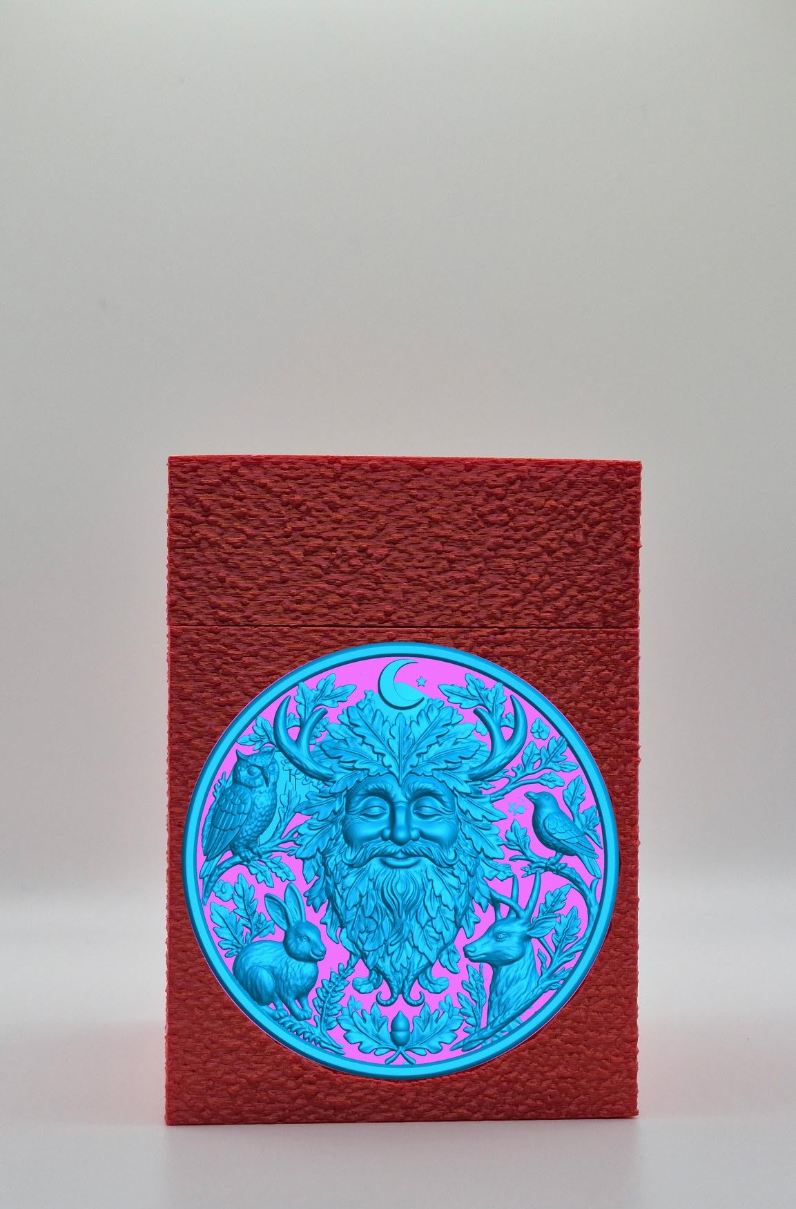Tree Spirit Card Box — Red