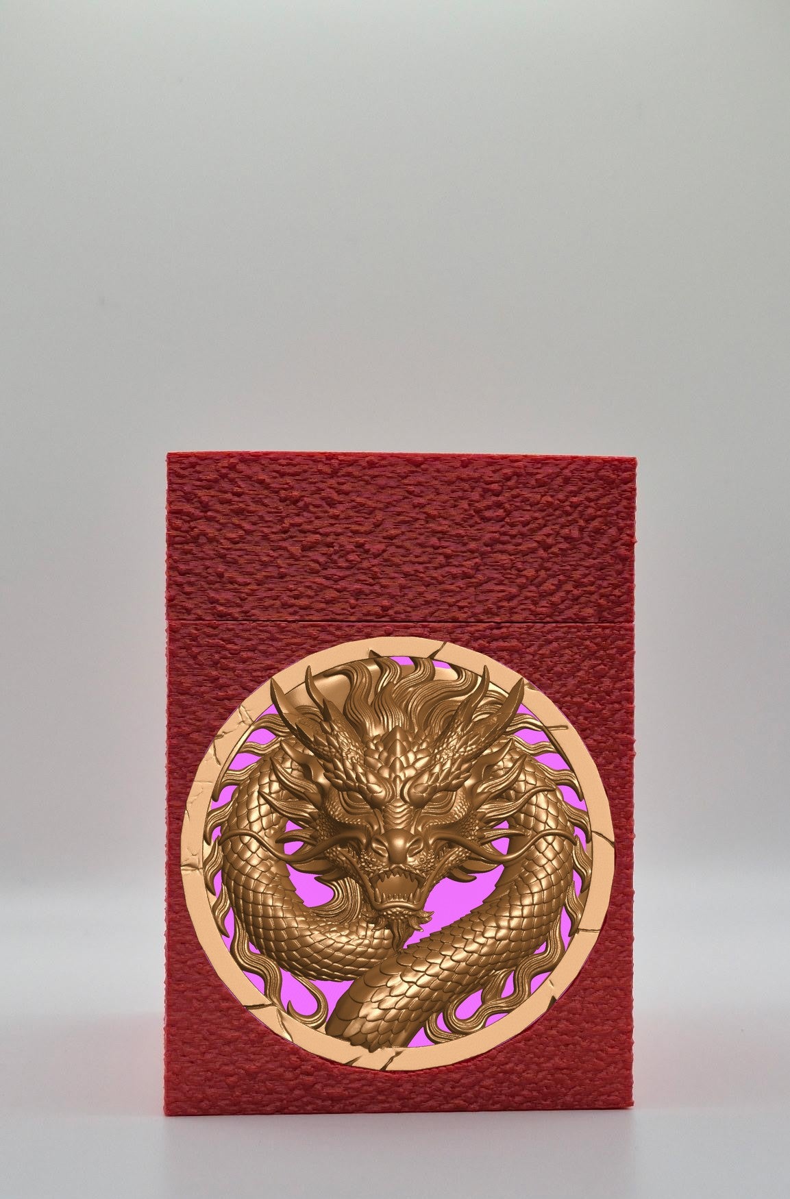 Dragon Card Box — Red