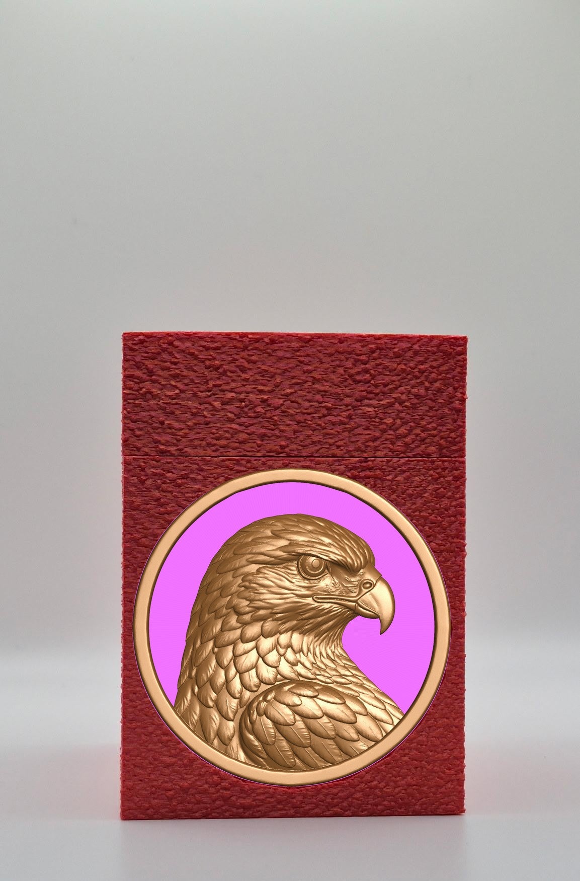 Eagle Card Box — Red