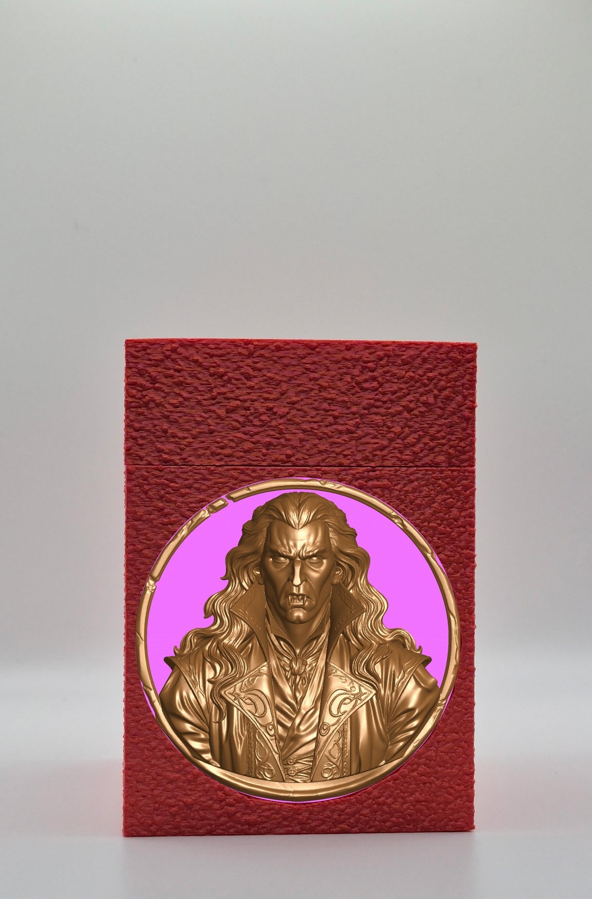 Gothic Vampire Card Box — Red