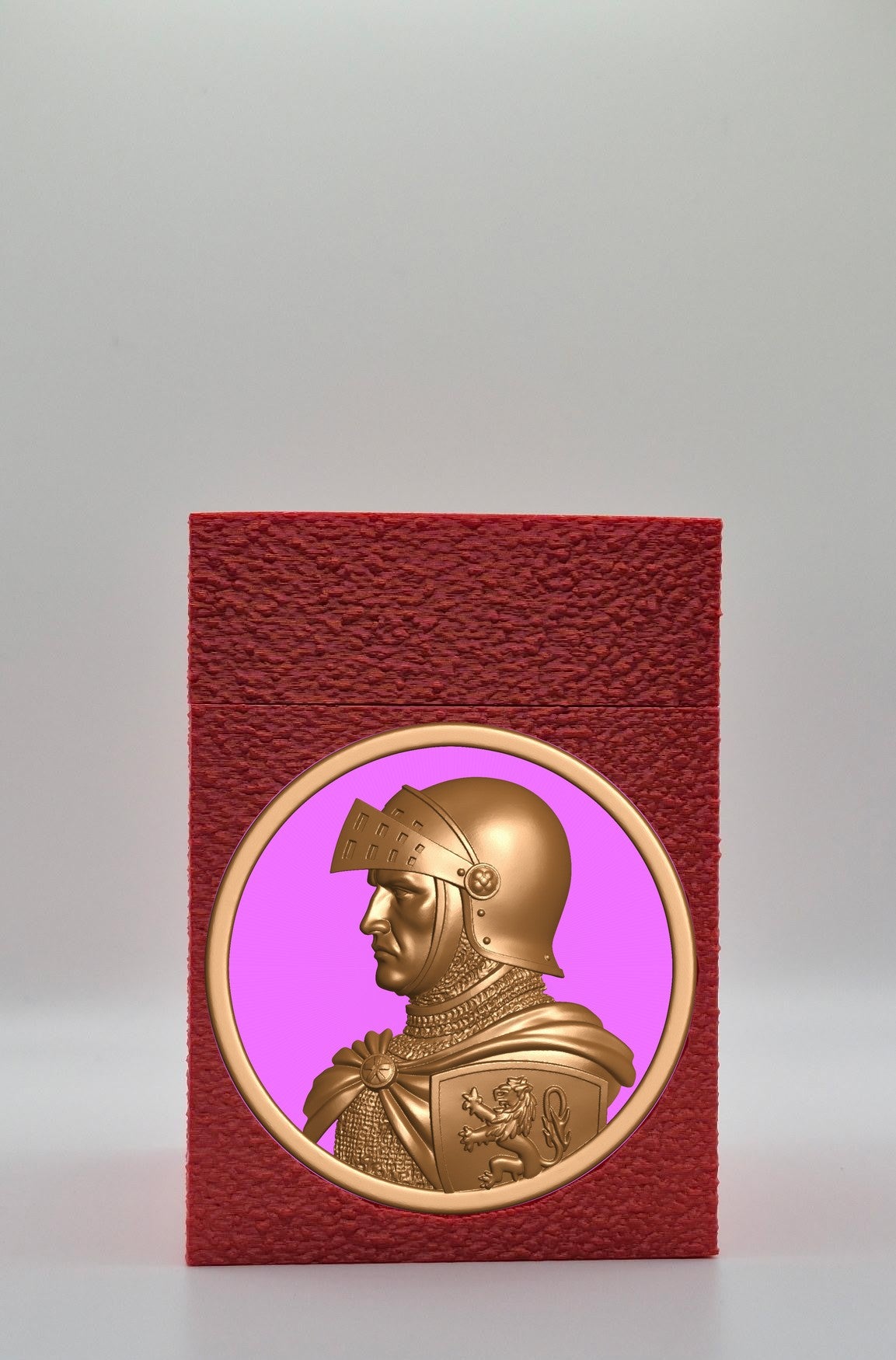 Knight Card Box — Red