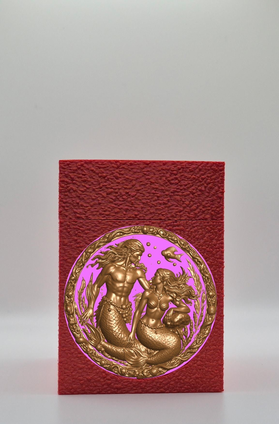 Merfolk Card Box — Red