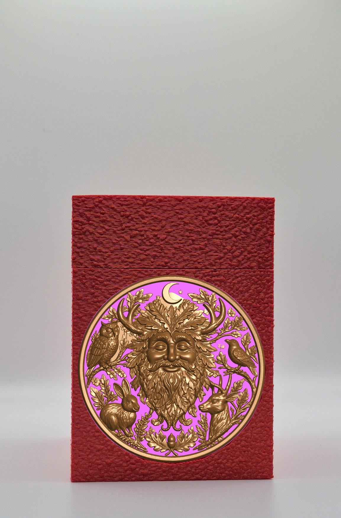 Tree Spirit Card Box — Red