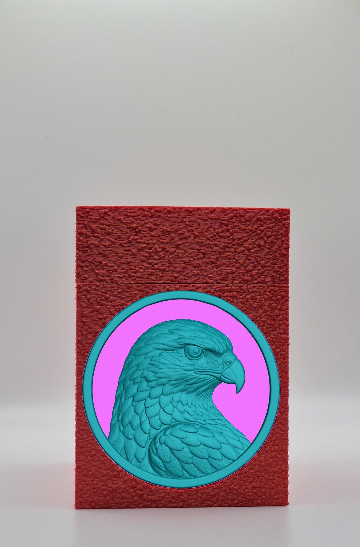 Eagle Card Box — Red