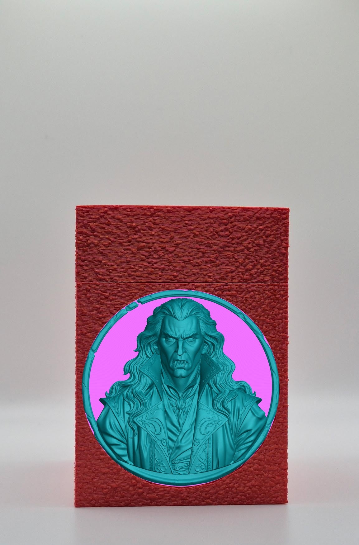 Gothic Vampire Card Box — Red