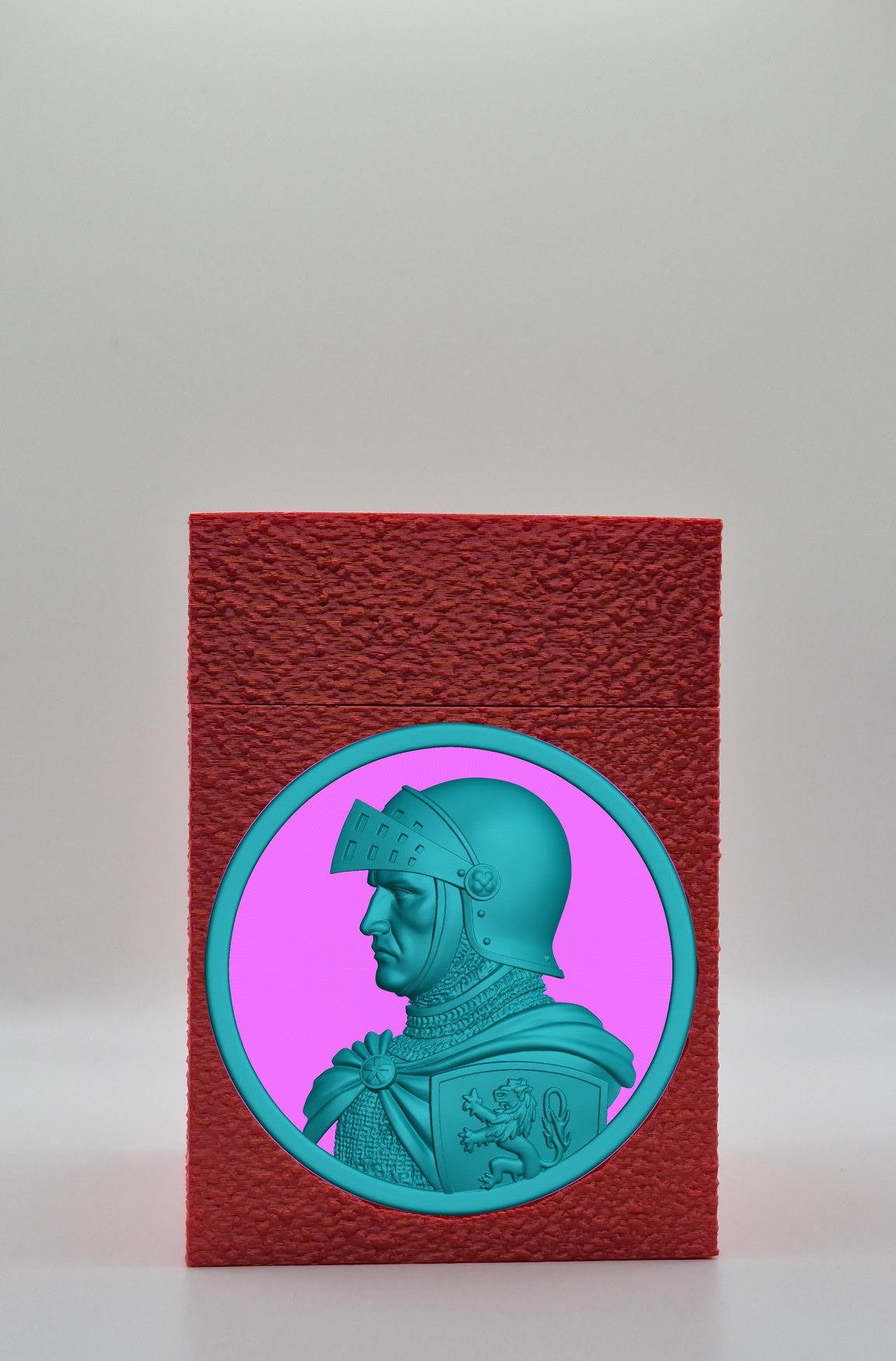 Knight Card Box — Red