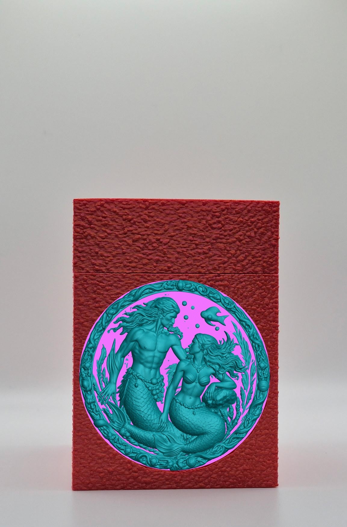 Merfolk Card Box — Red
