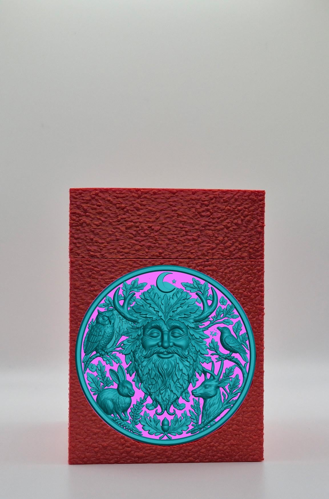 Tree Spirit Card Box — Red