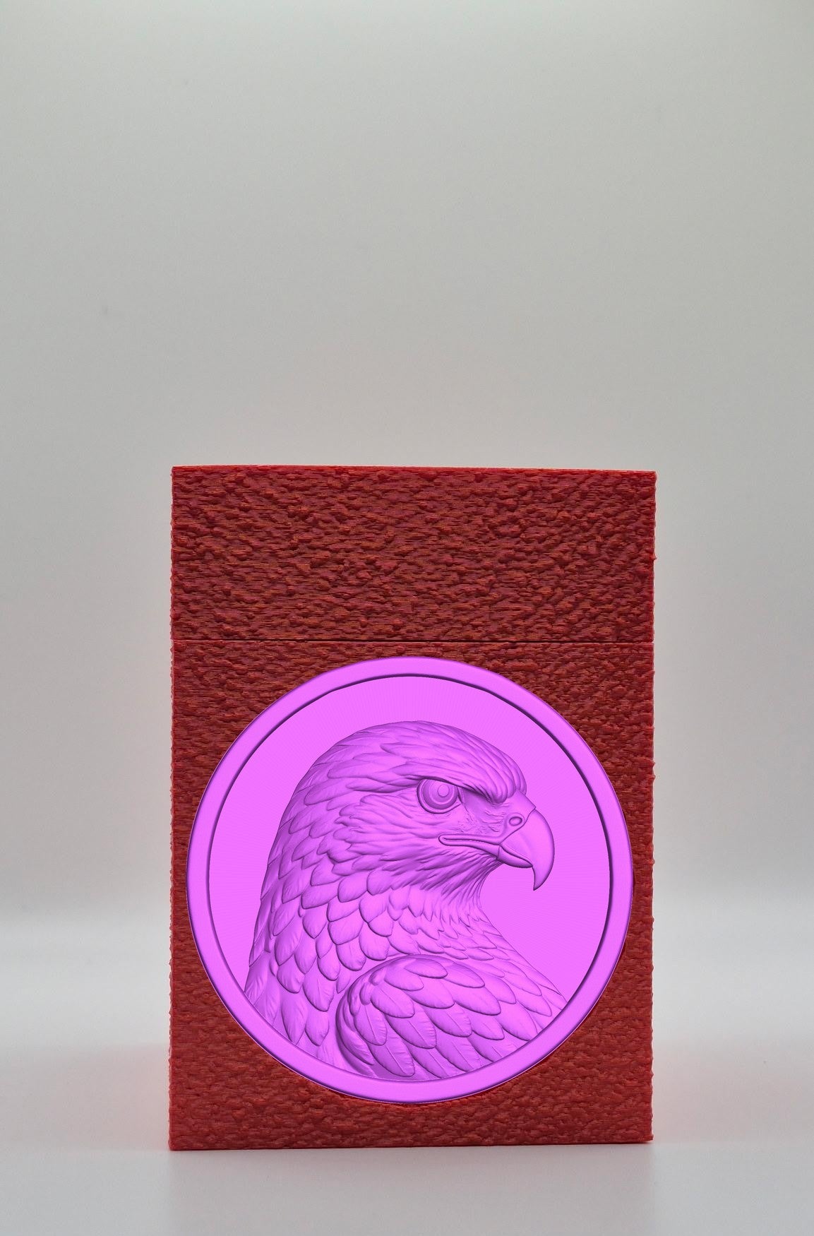 Eagle Card Box — Red