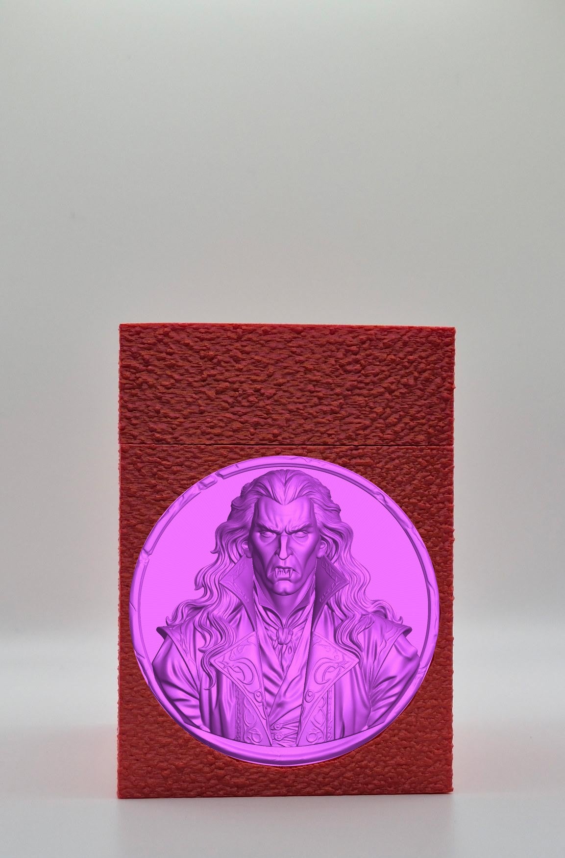 Gothic Vampire Card Box — Red
