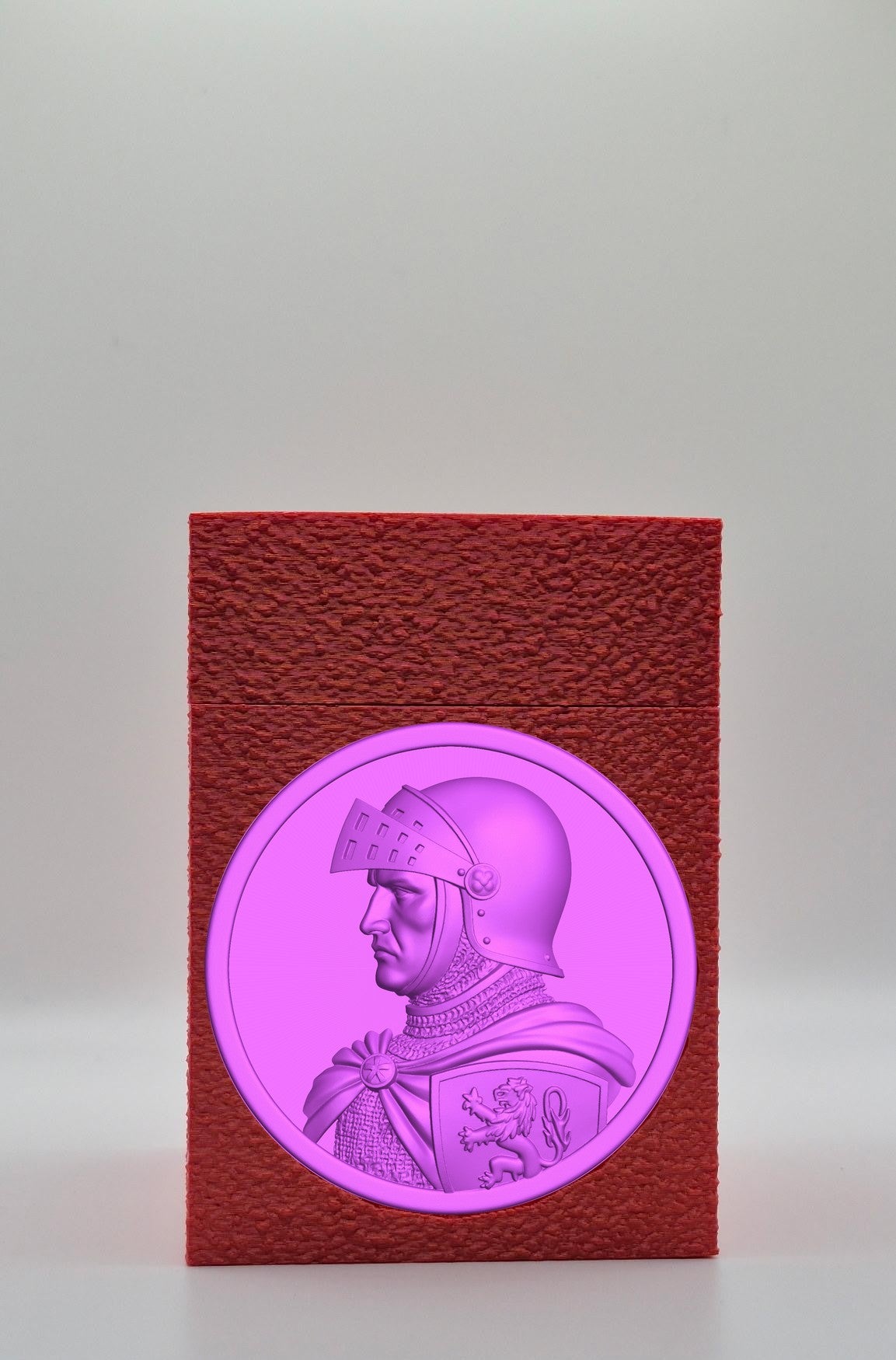 Knight Card Box — Red