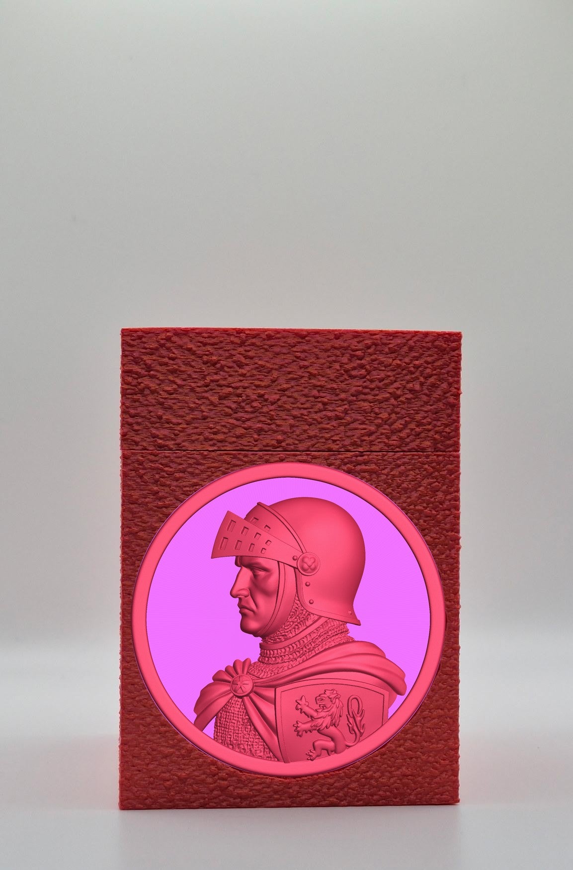 Knight Card Box — Red