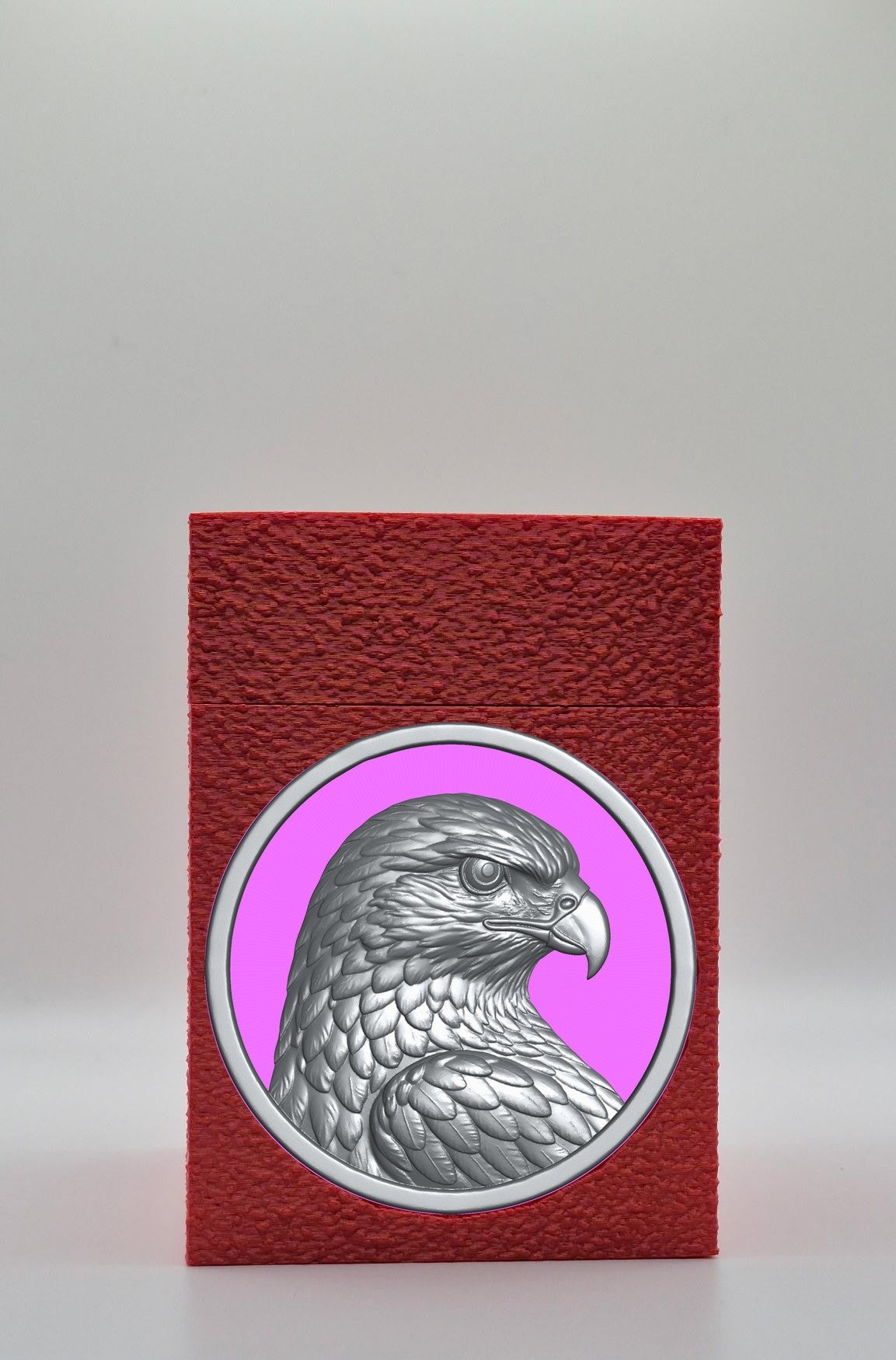 Eagle Card Box — Red
