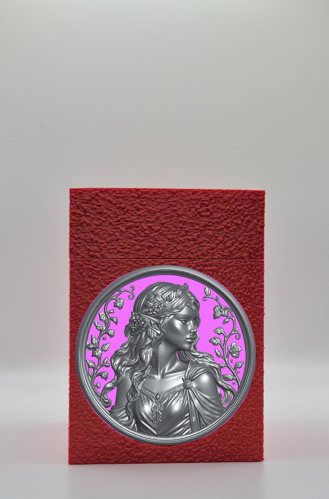 Elf Maiden Card Box — Red