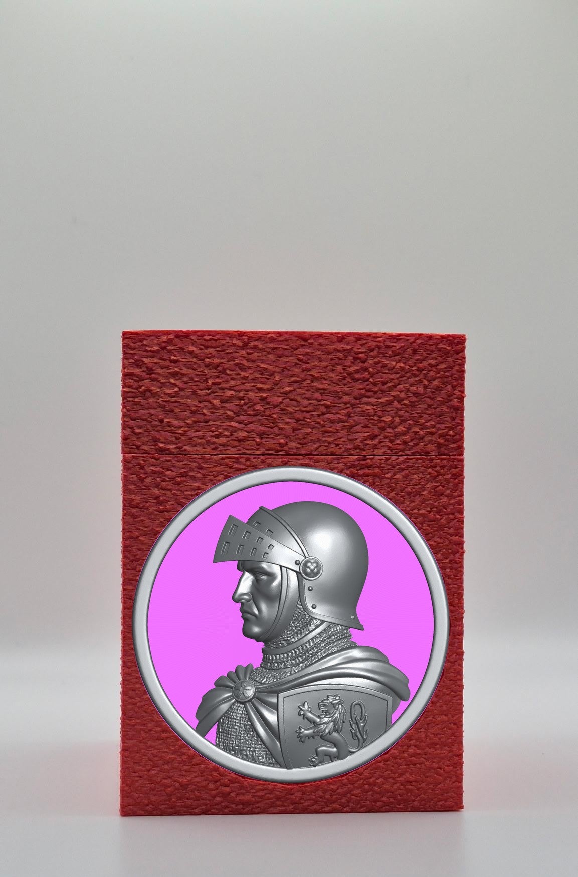 Knight Card Box — Red