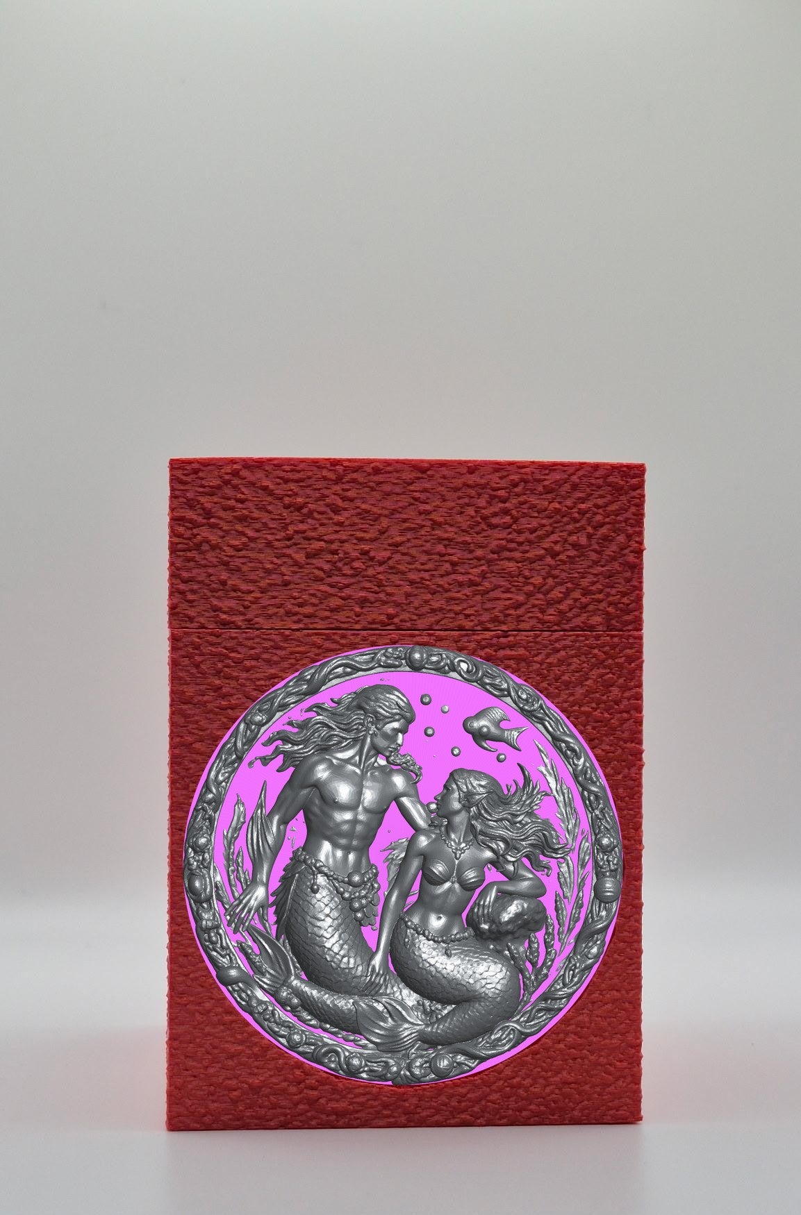 Merfolk Card Box — Red