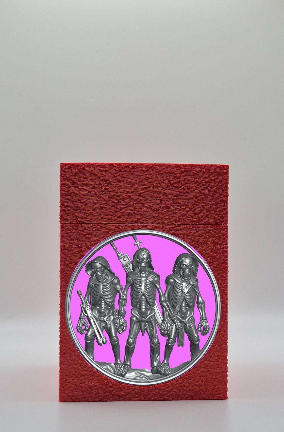 Skeleton Army Card Box — Red