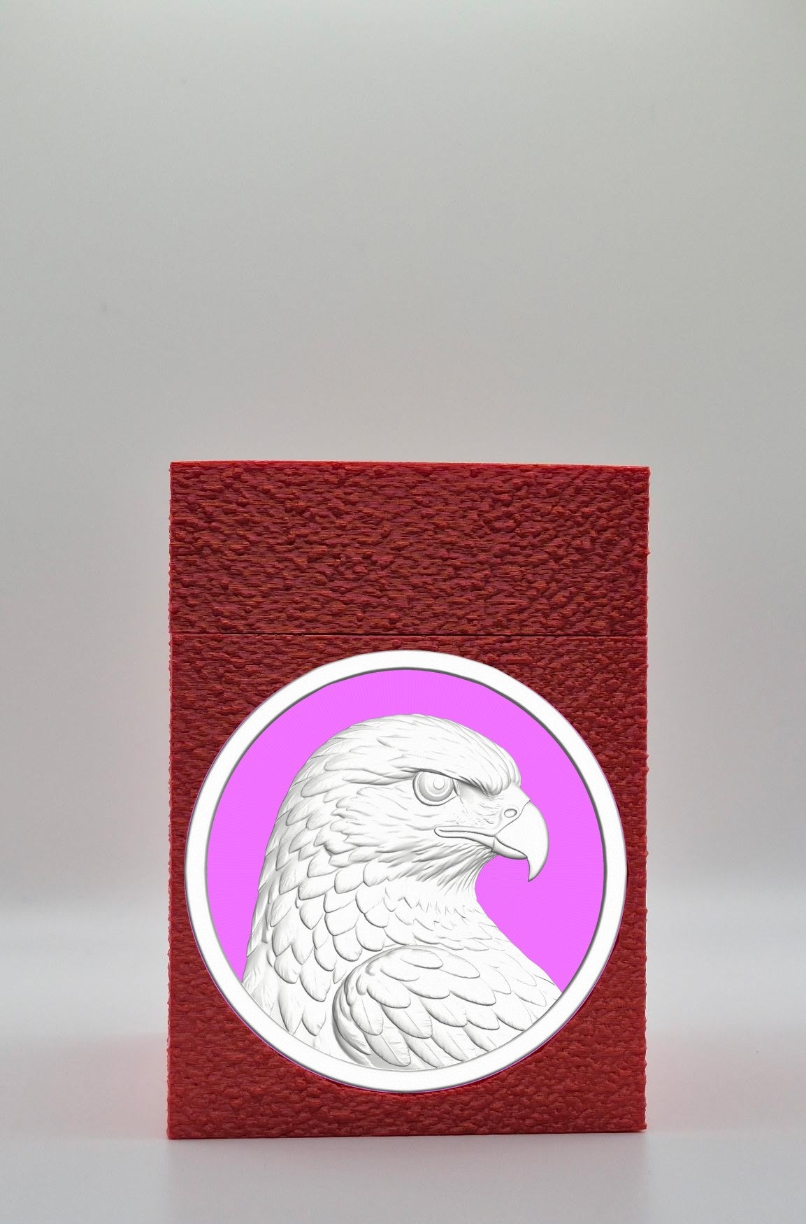 Eagle Card Box — Red