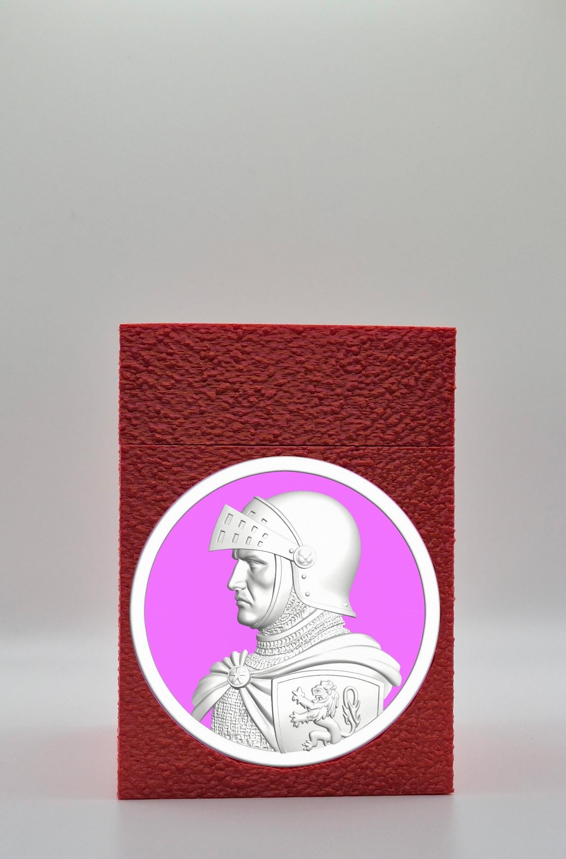 Knight Card Box — Red