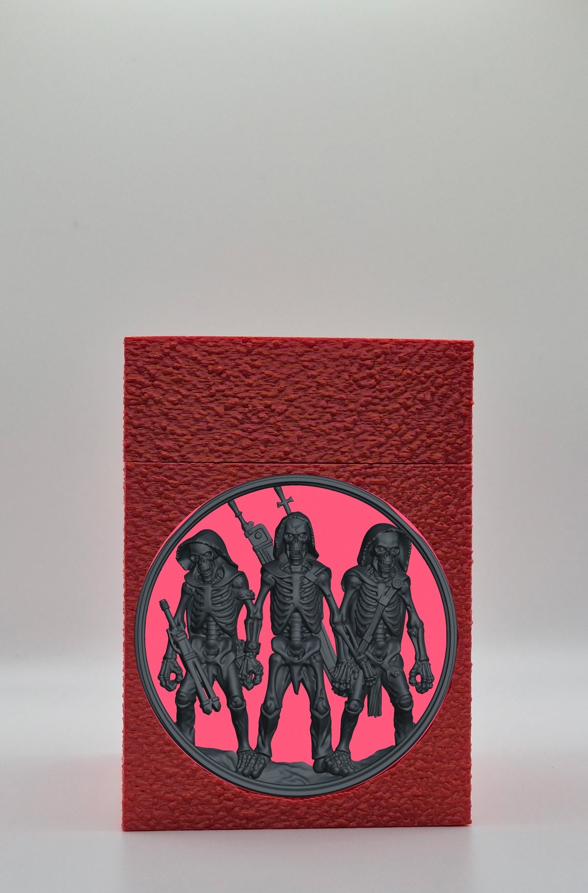 Skeleton Army Card Box — Red