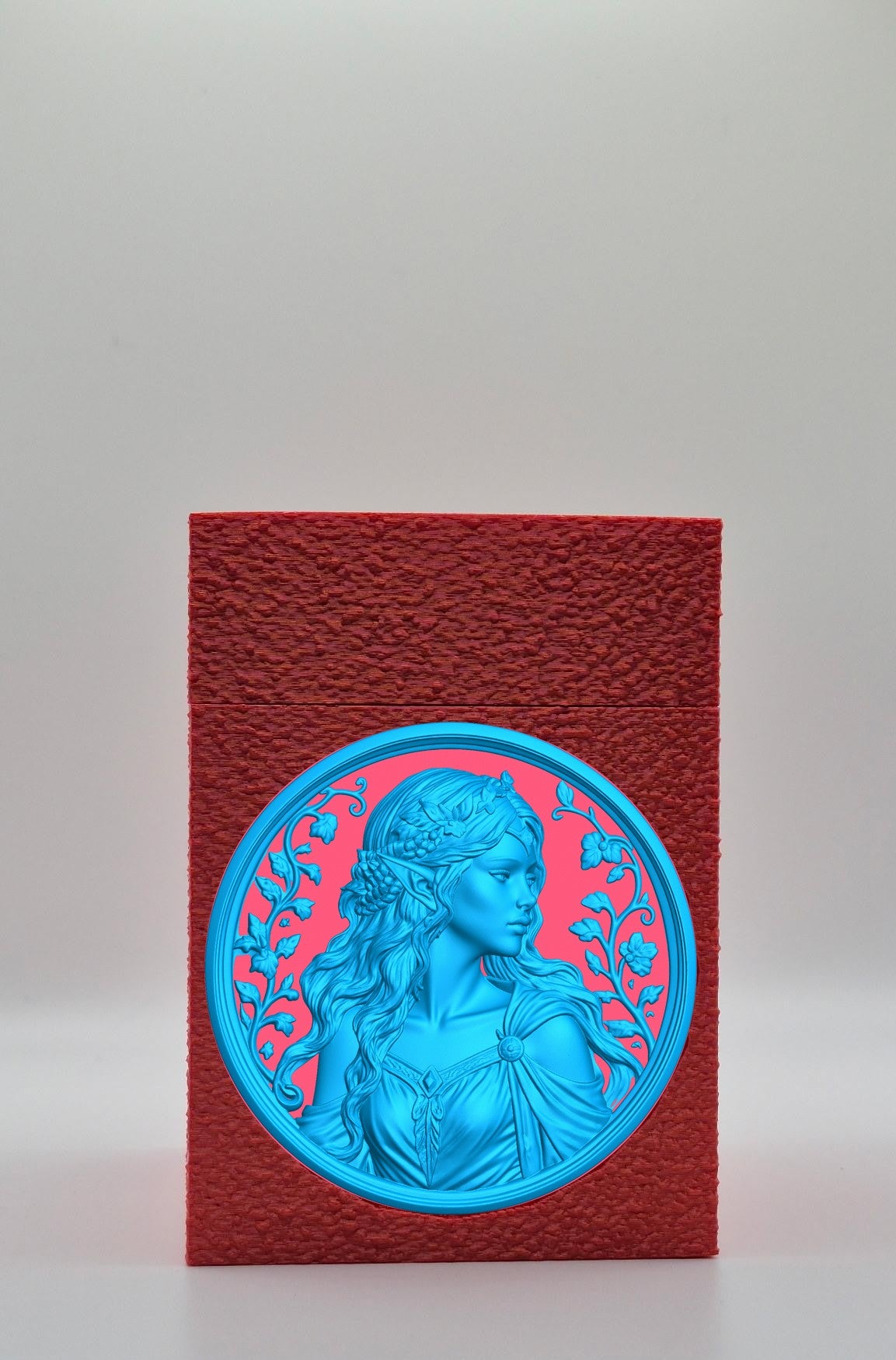 Elf Maiden Card Box — Red