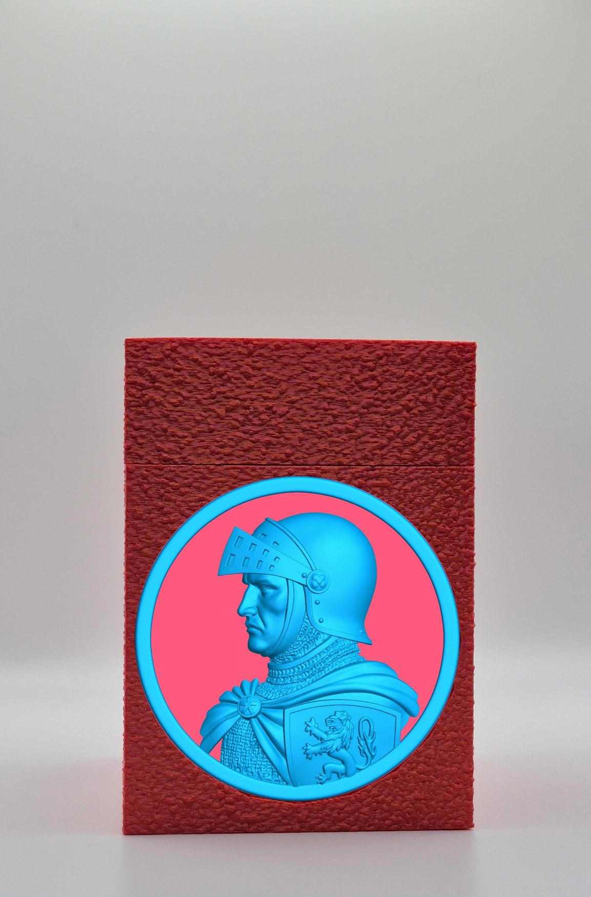 Knight Card Box — Red