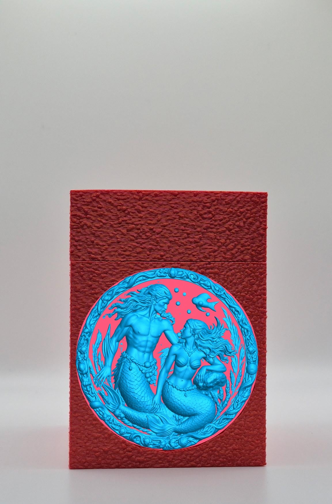 Merfolk Card Box — Red