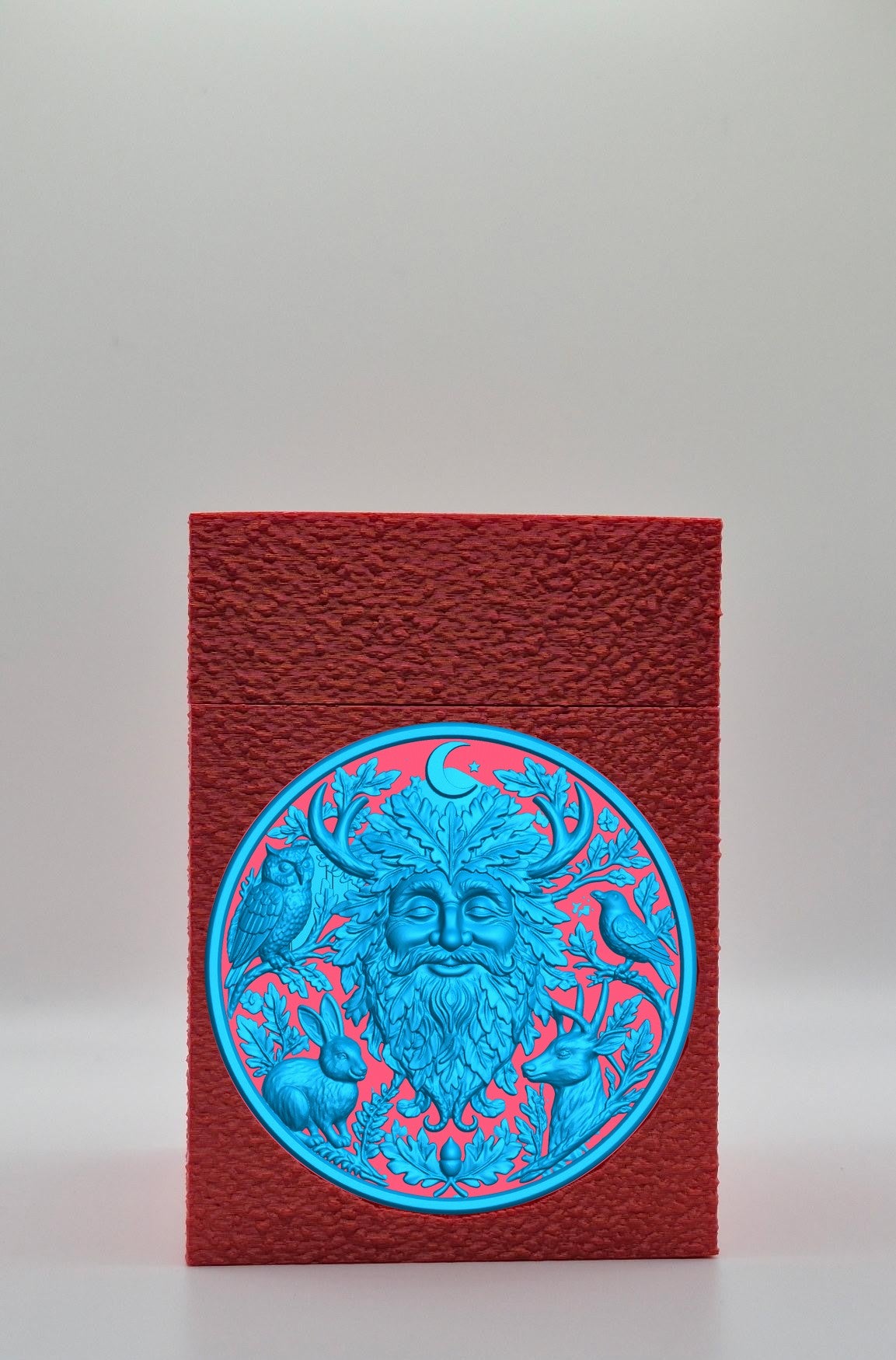 Tree Spirit Card Box — Red