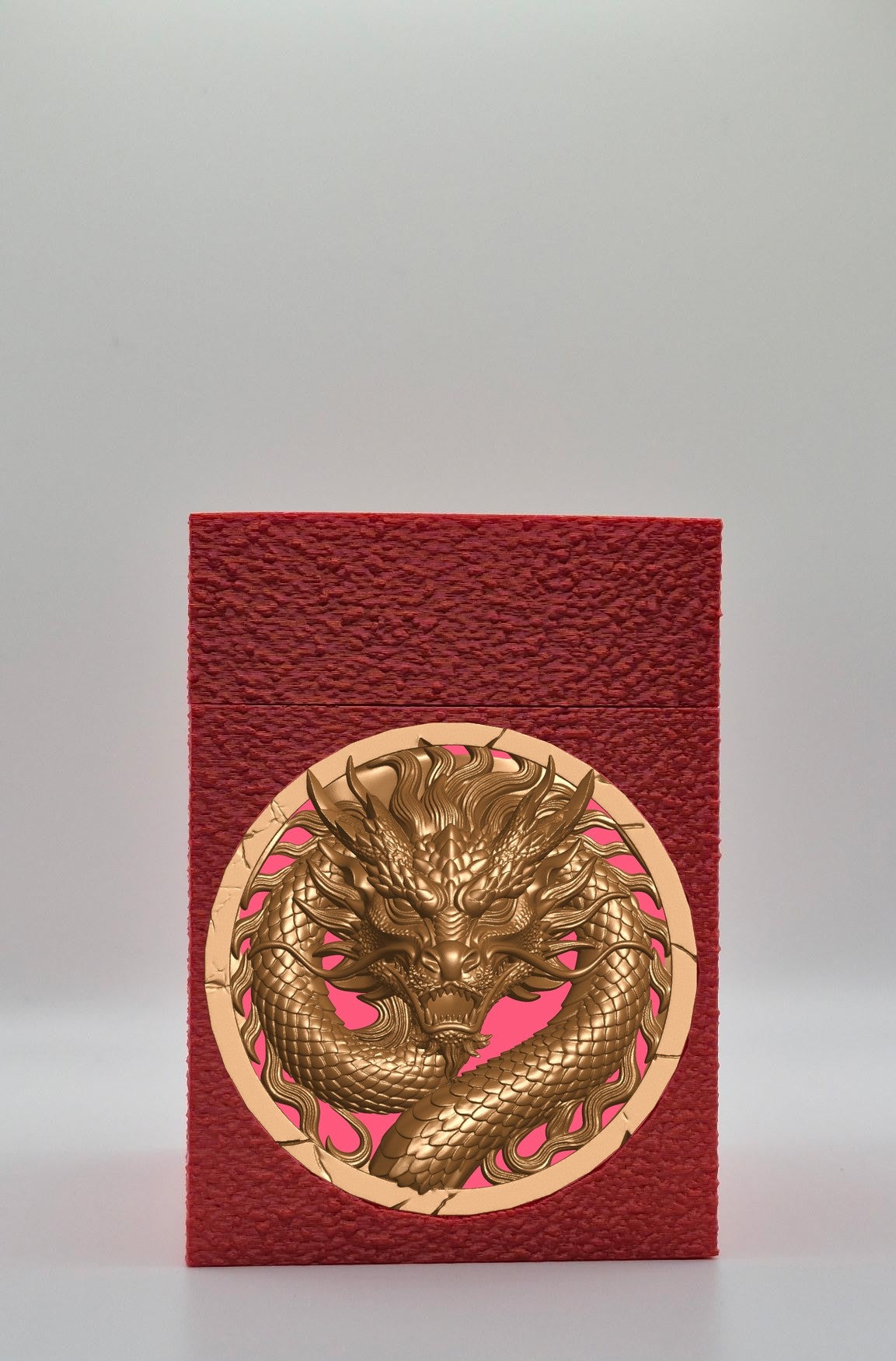 Dragon Card Box — Red