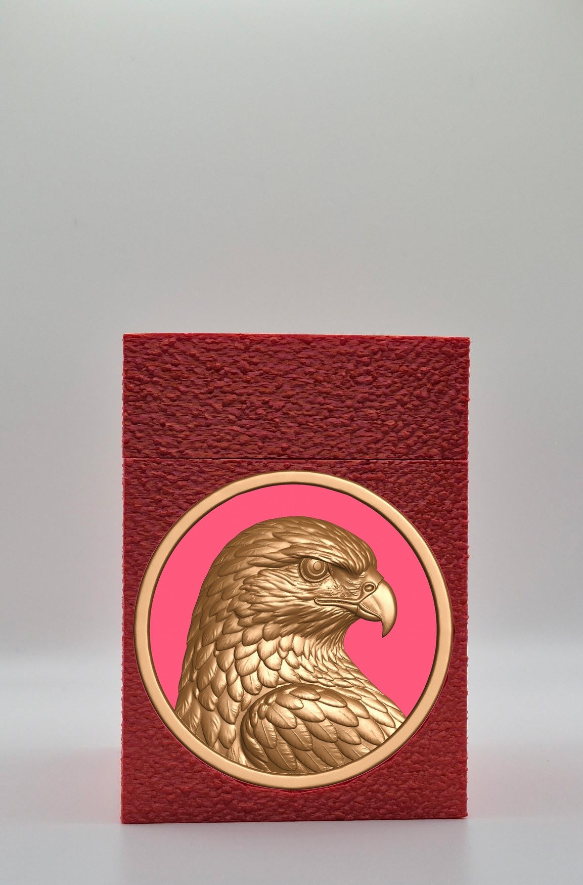 Eagle Card Box — Red