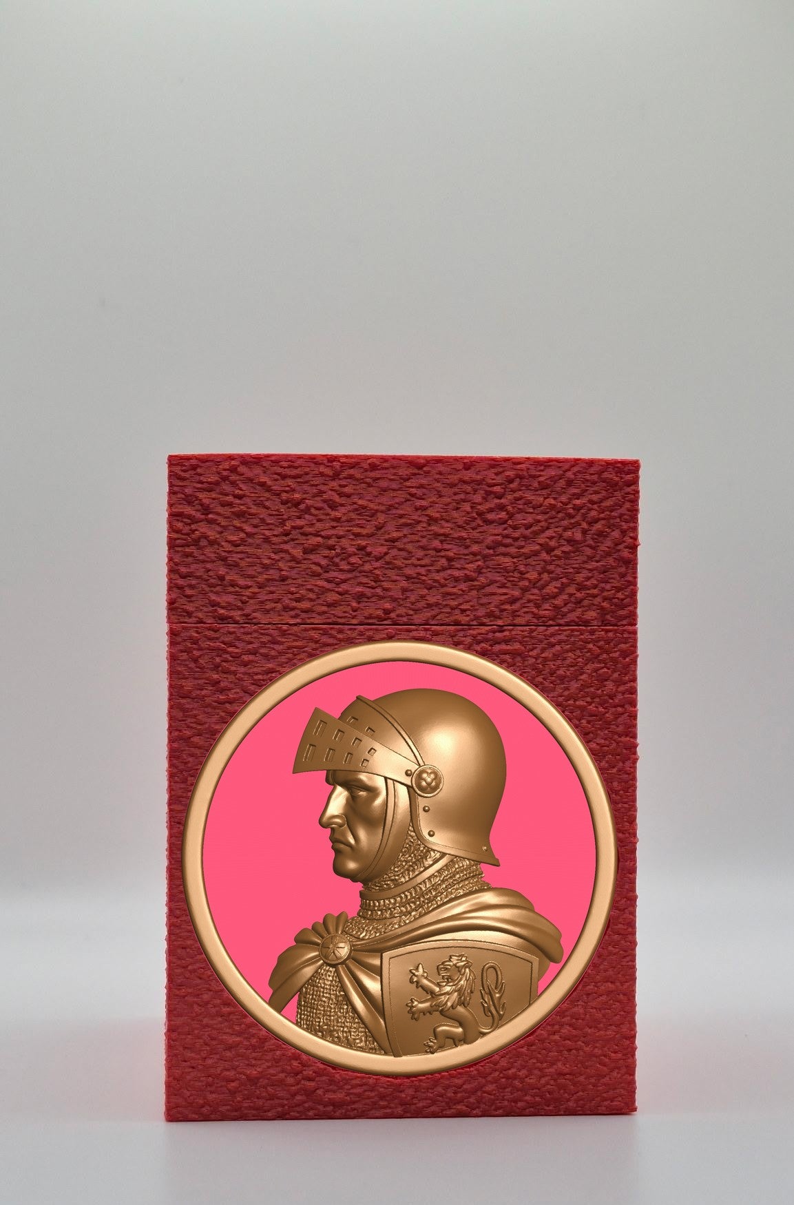 Knight Card Box — Red