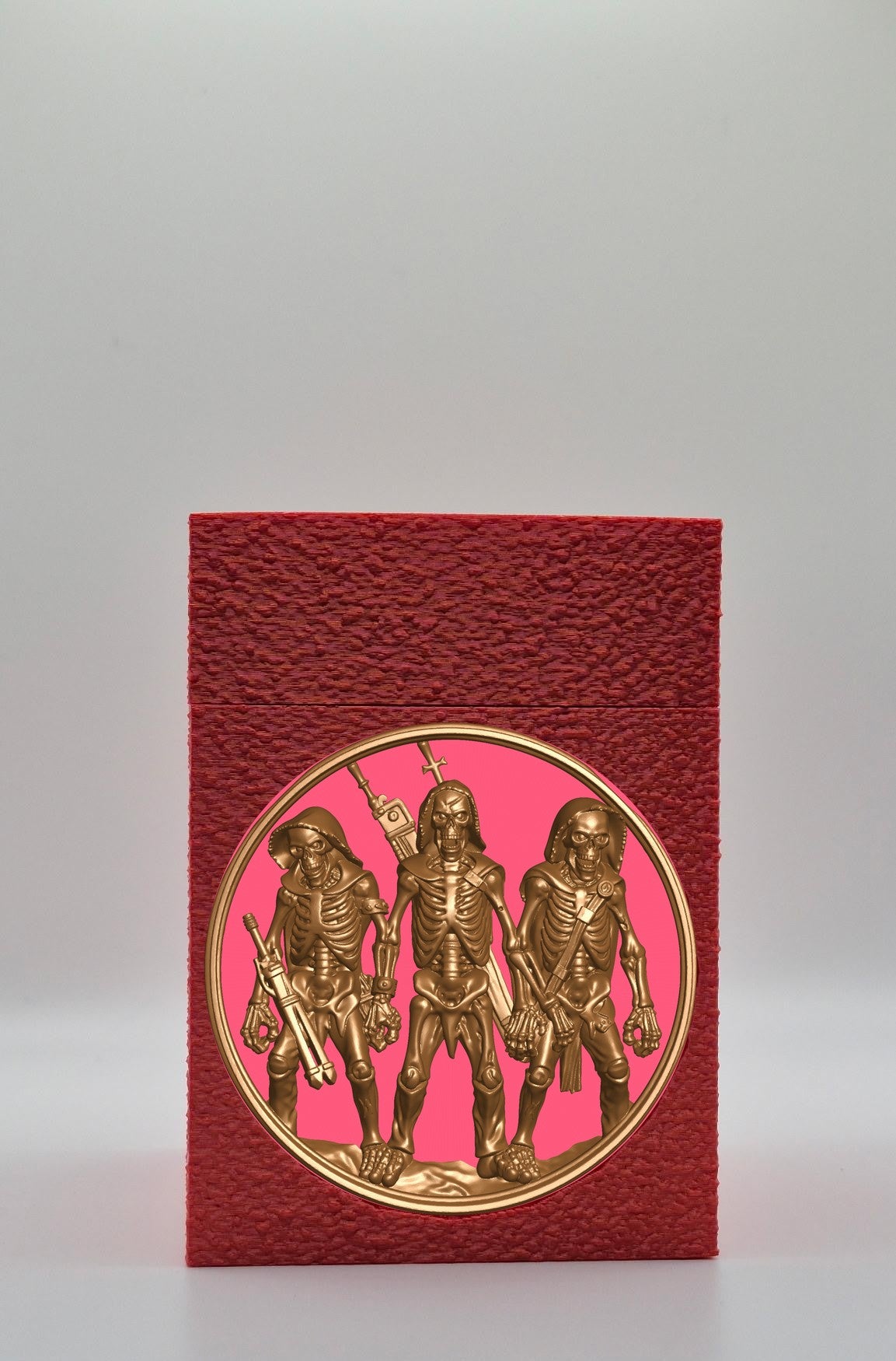 Skeleton Army Card Box — Red