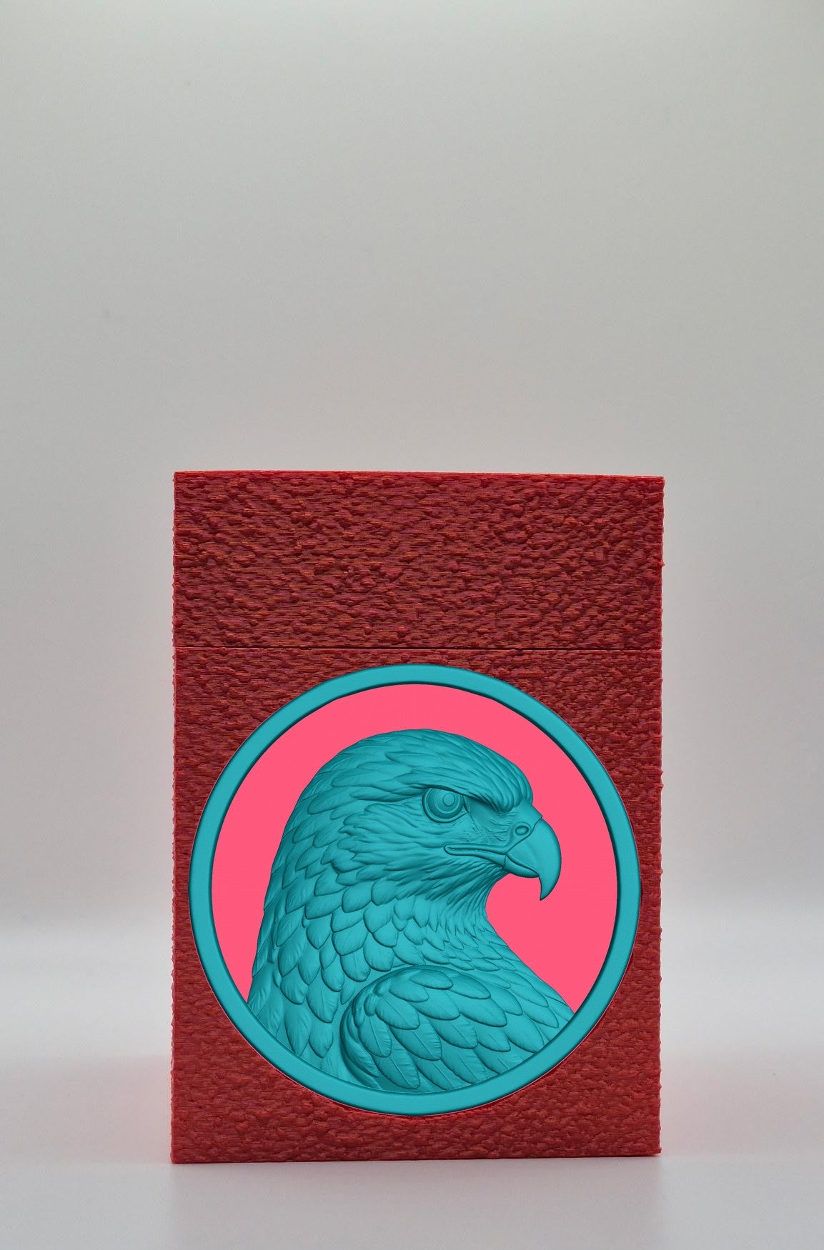 Eagle Card Box — Red
