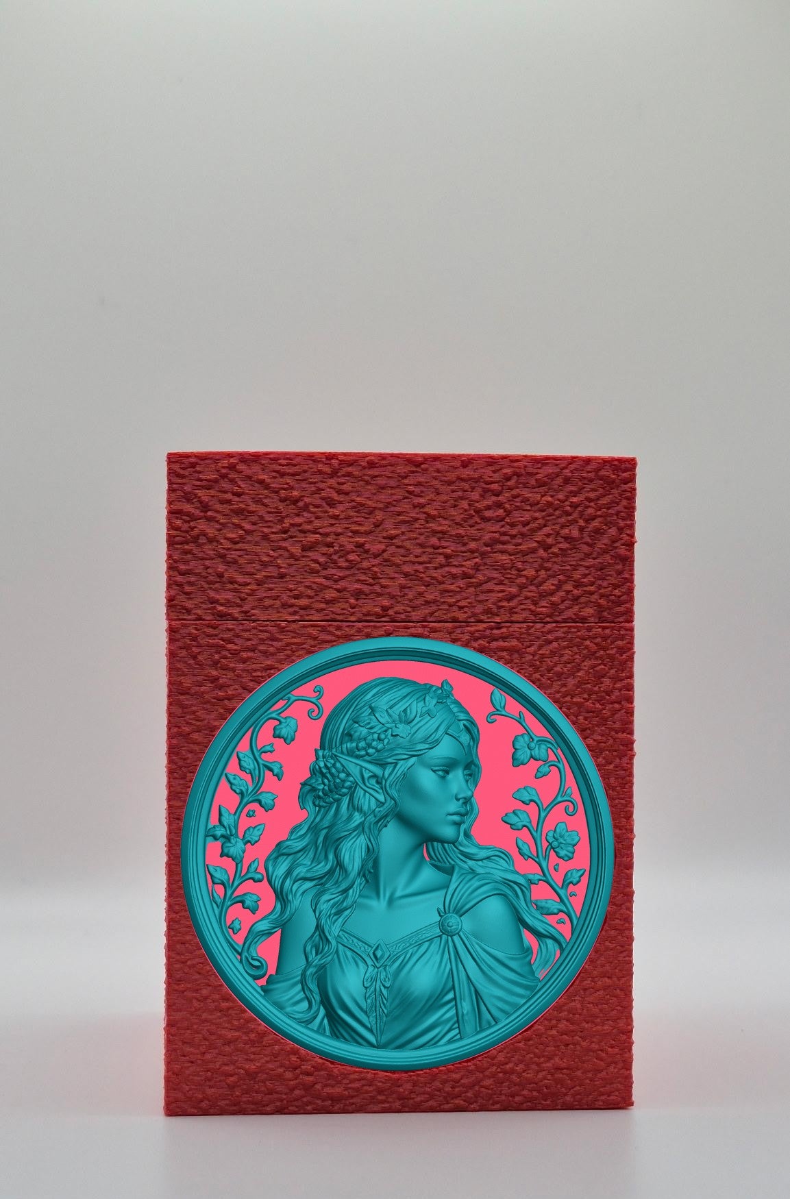 Elf Maiden Card Box — Red