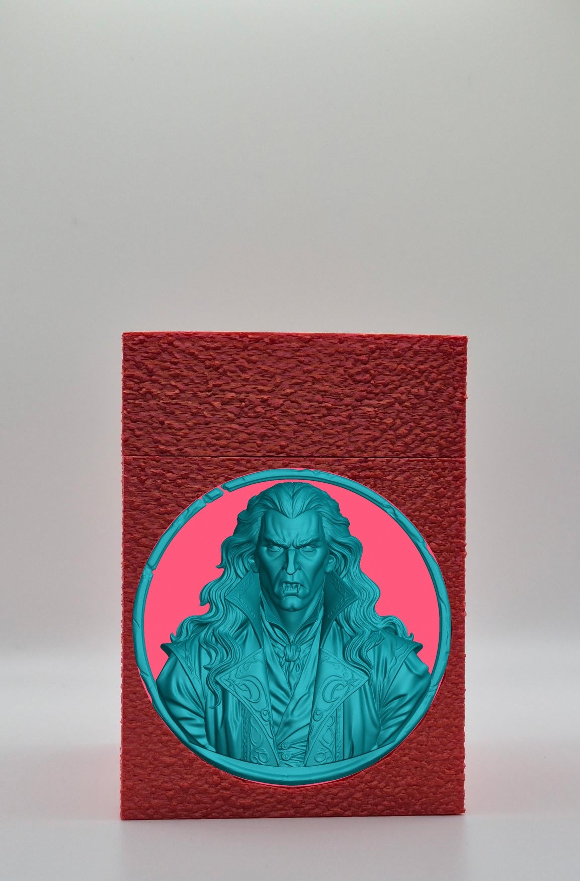 Gothic Vampire Card Box — Red