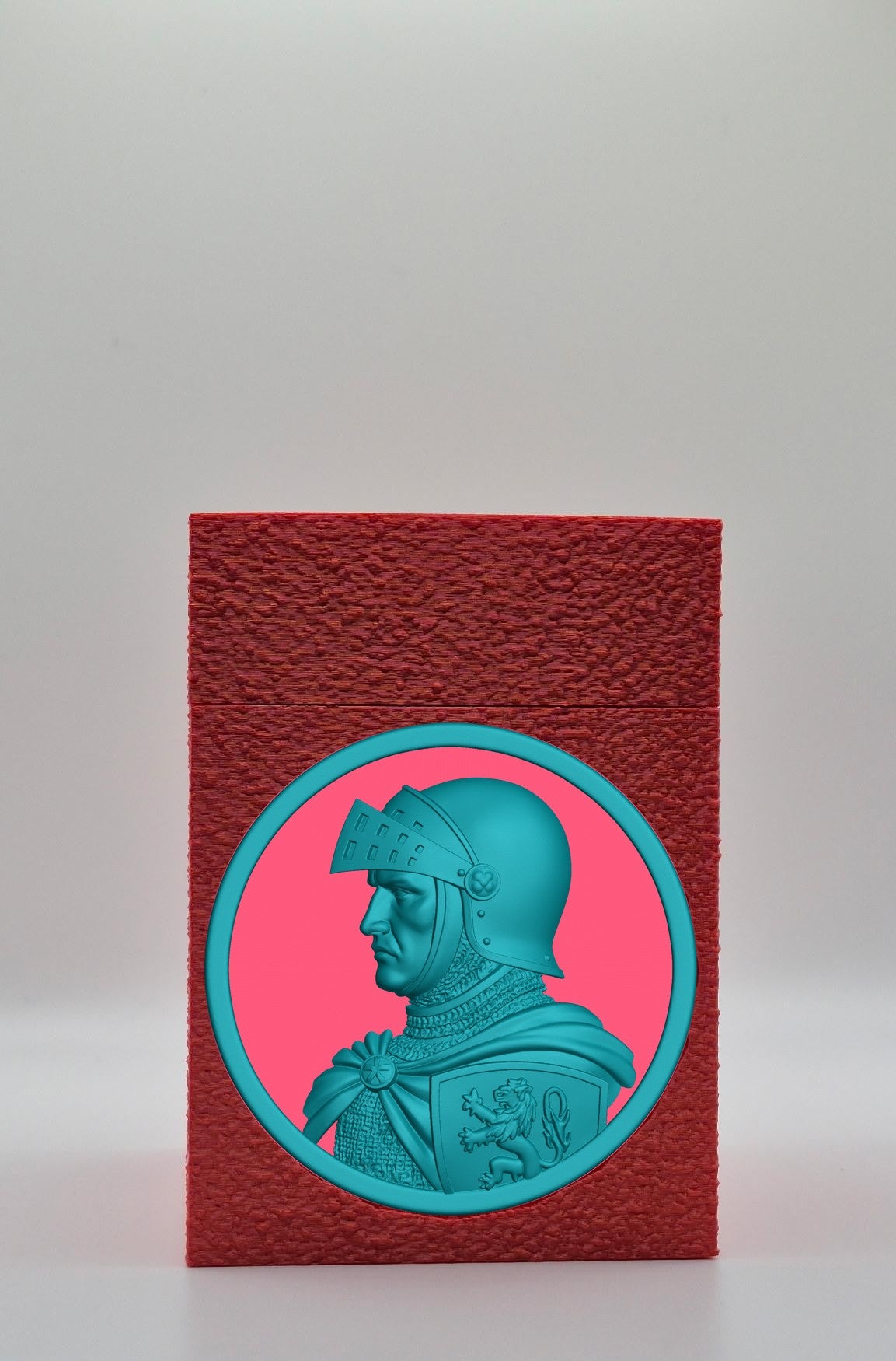 Knight Card Box — Red
