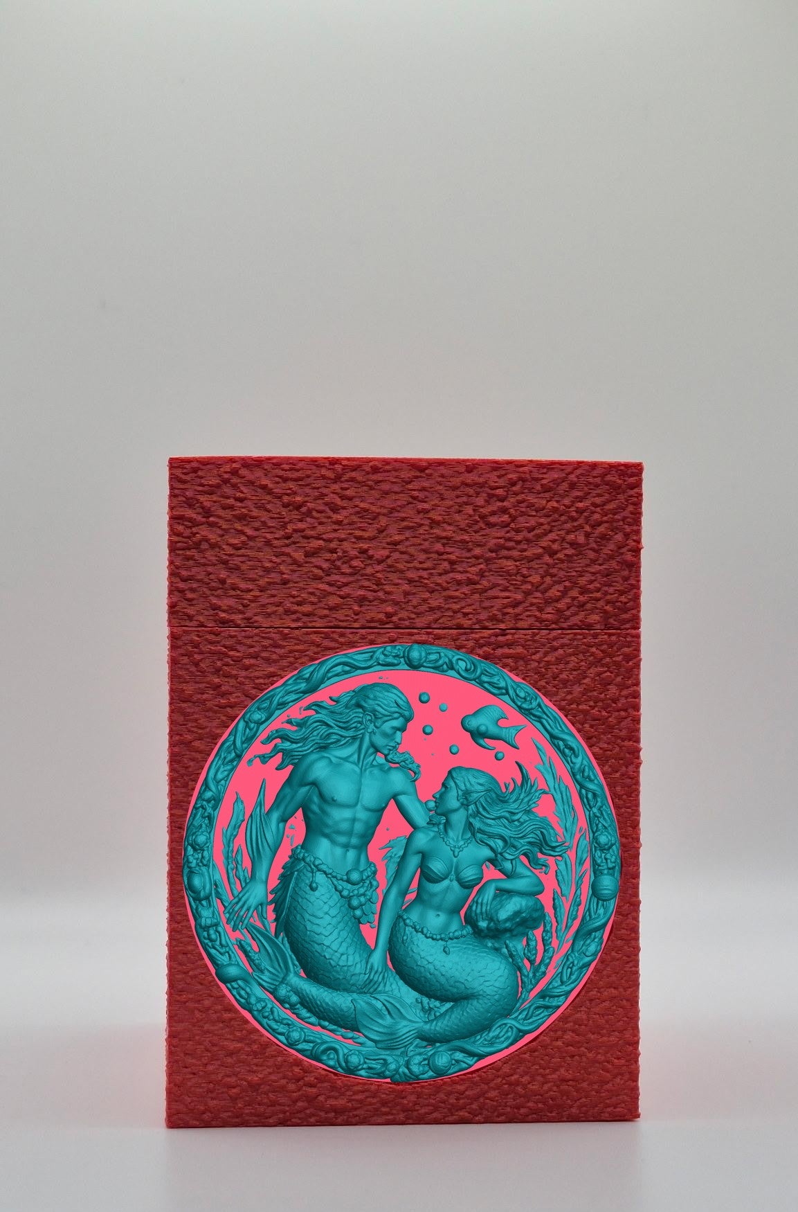 Merfolk Card Box — Red