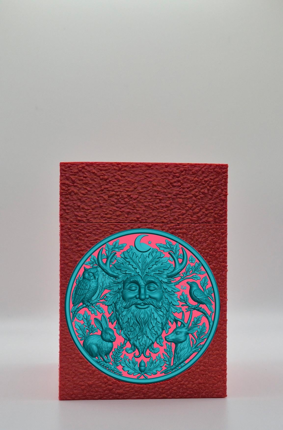 Tree Spirit Card Box — Red
