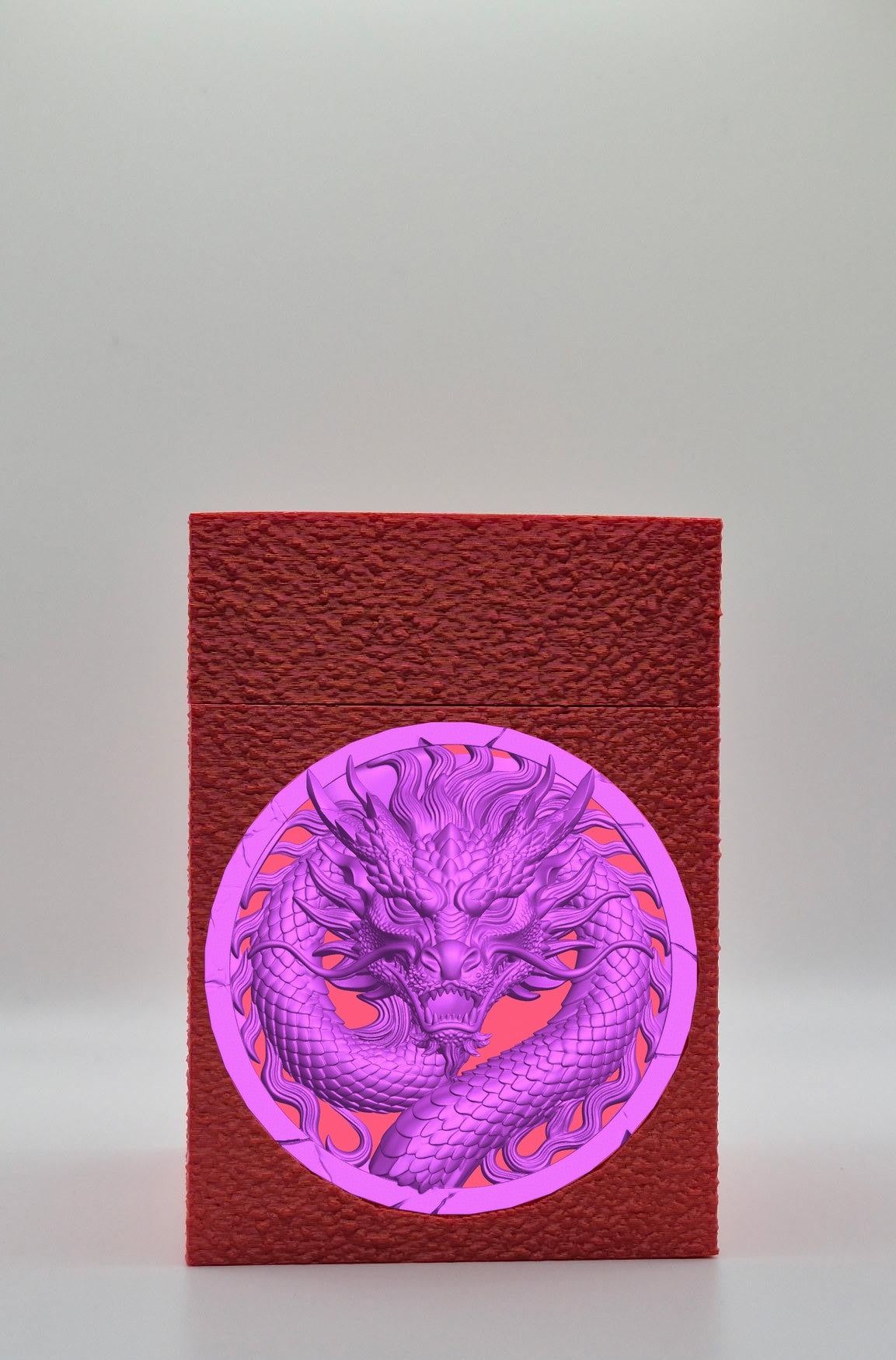 Dragon Card Box — Red