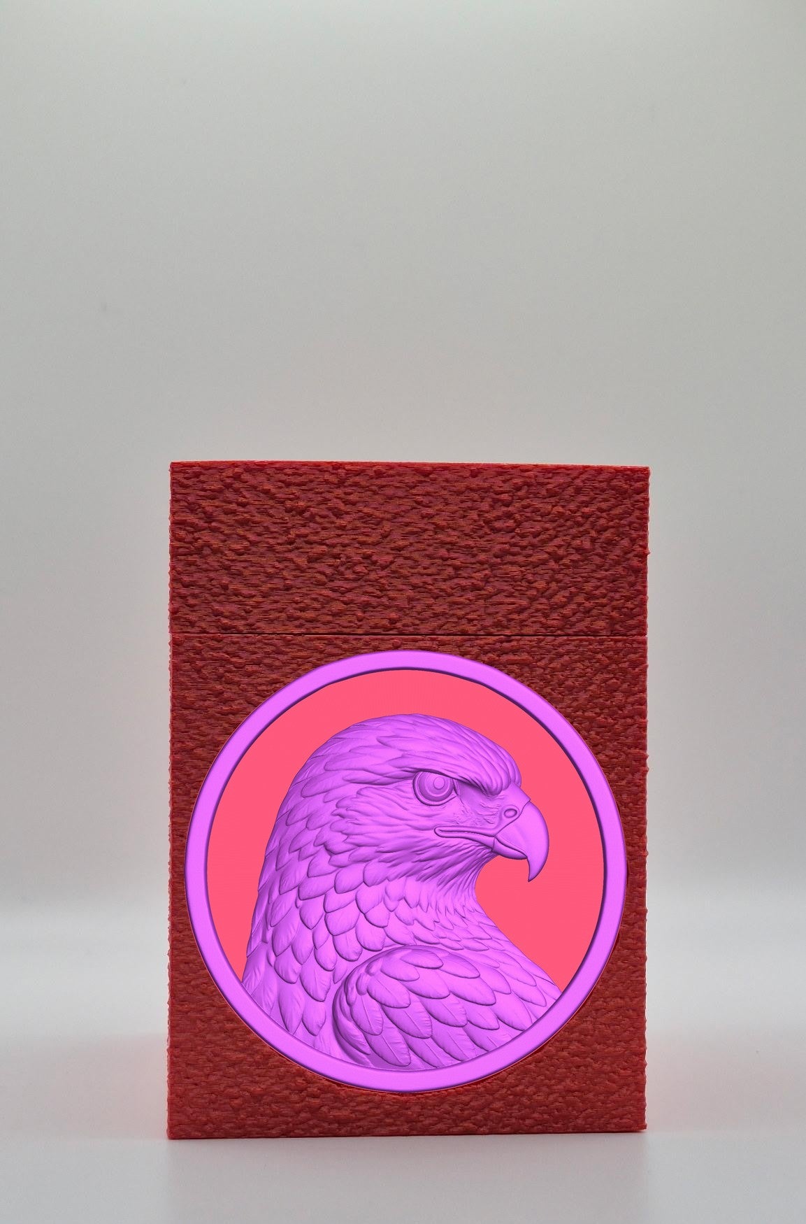 Eagle Card Box — Red