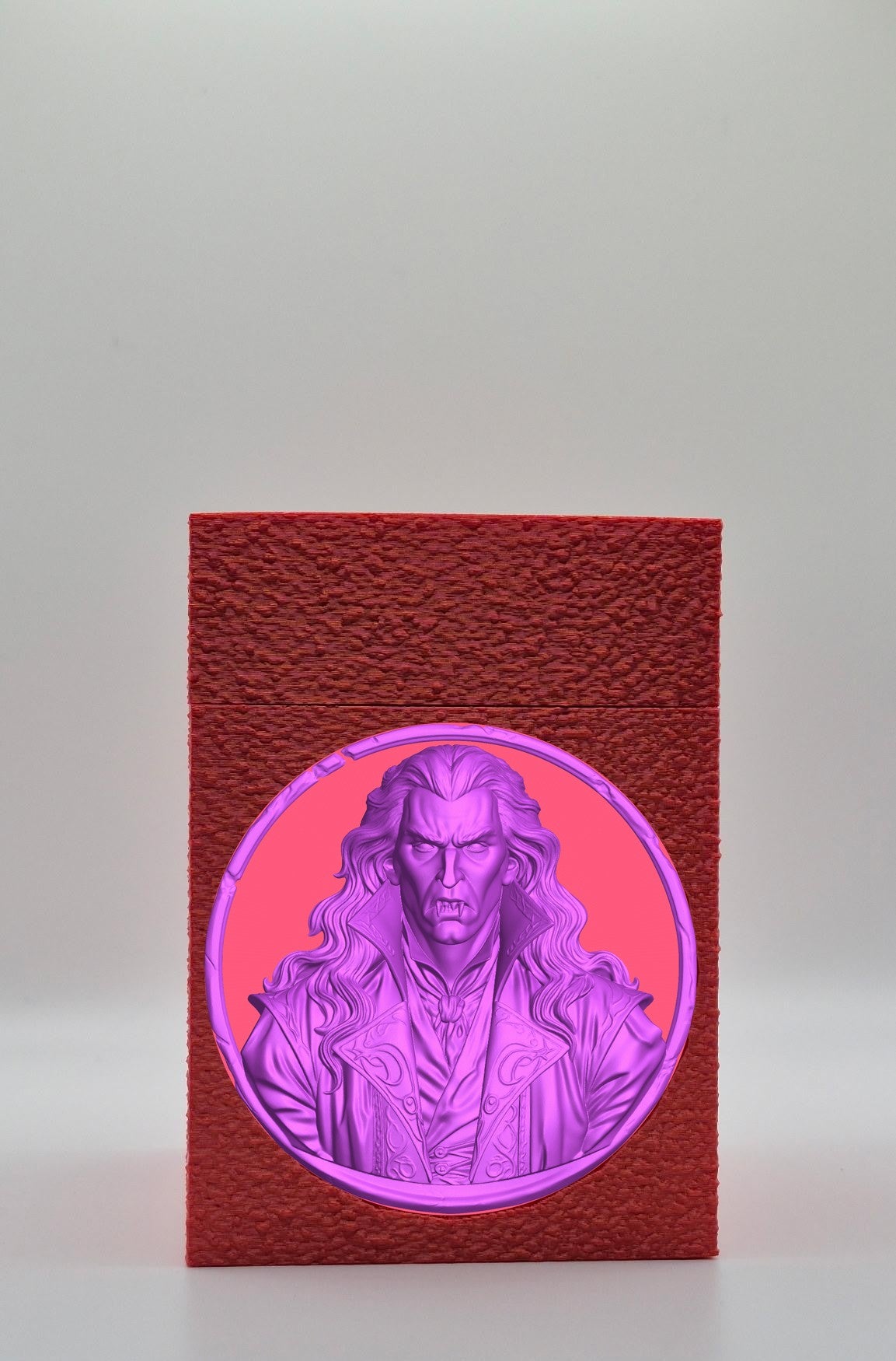 Gothic Vampire Card Box — Red